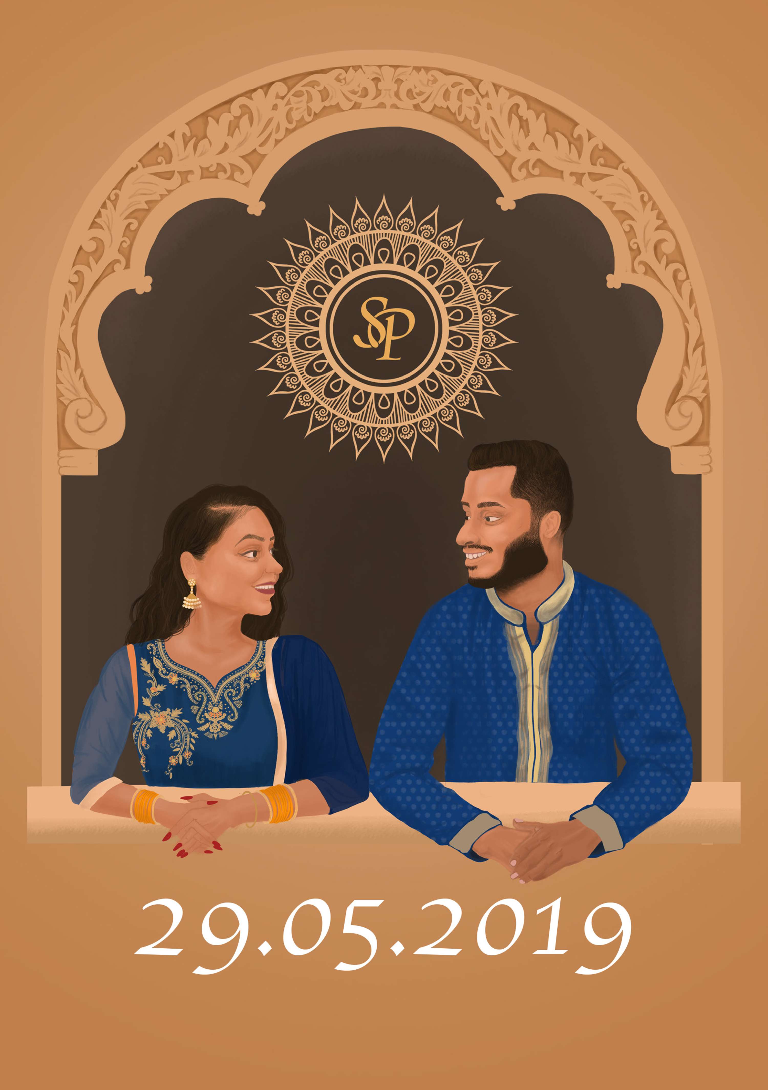 P&S Wedding Reception Menu by Ragavee Balendran