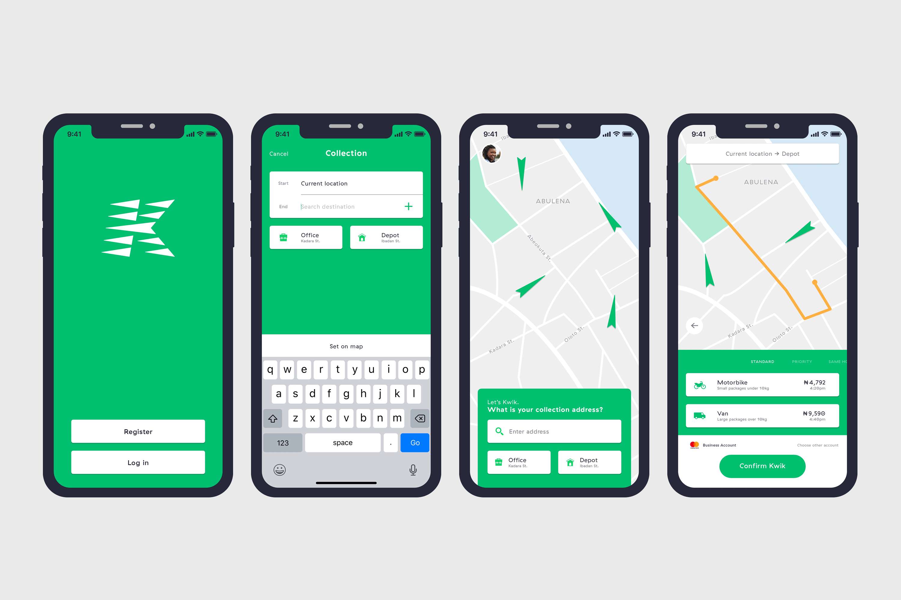 Kwik, a delivery startup by Praline