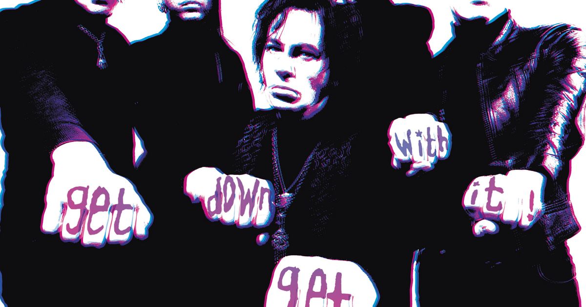 Jim jones and the righteous mind get down get with it single cover