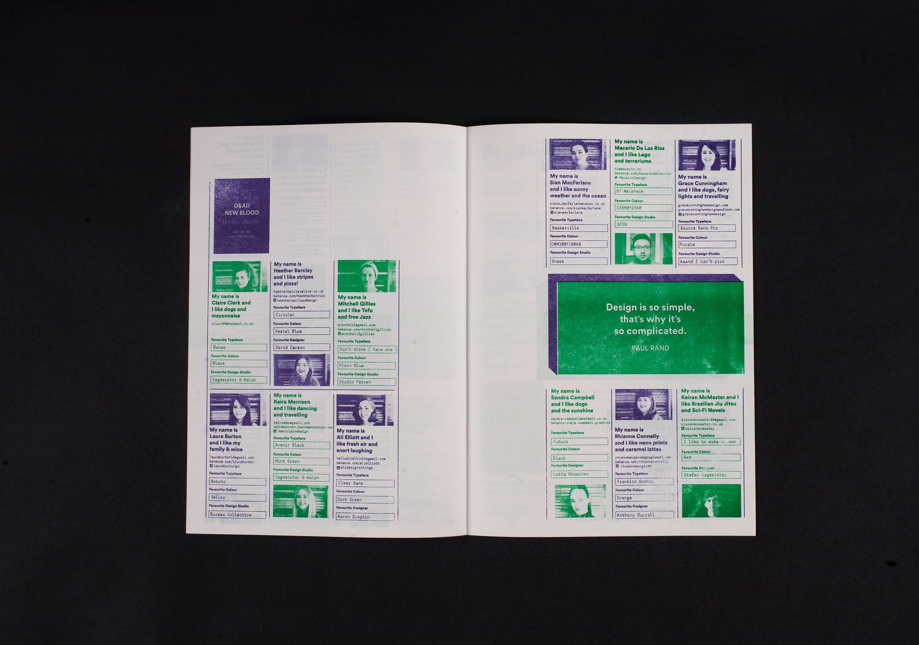 We Used To Be Design Students | DJCAD Degree Show Booklet 2017 by Rhianne Connelly
