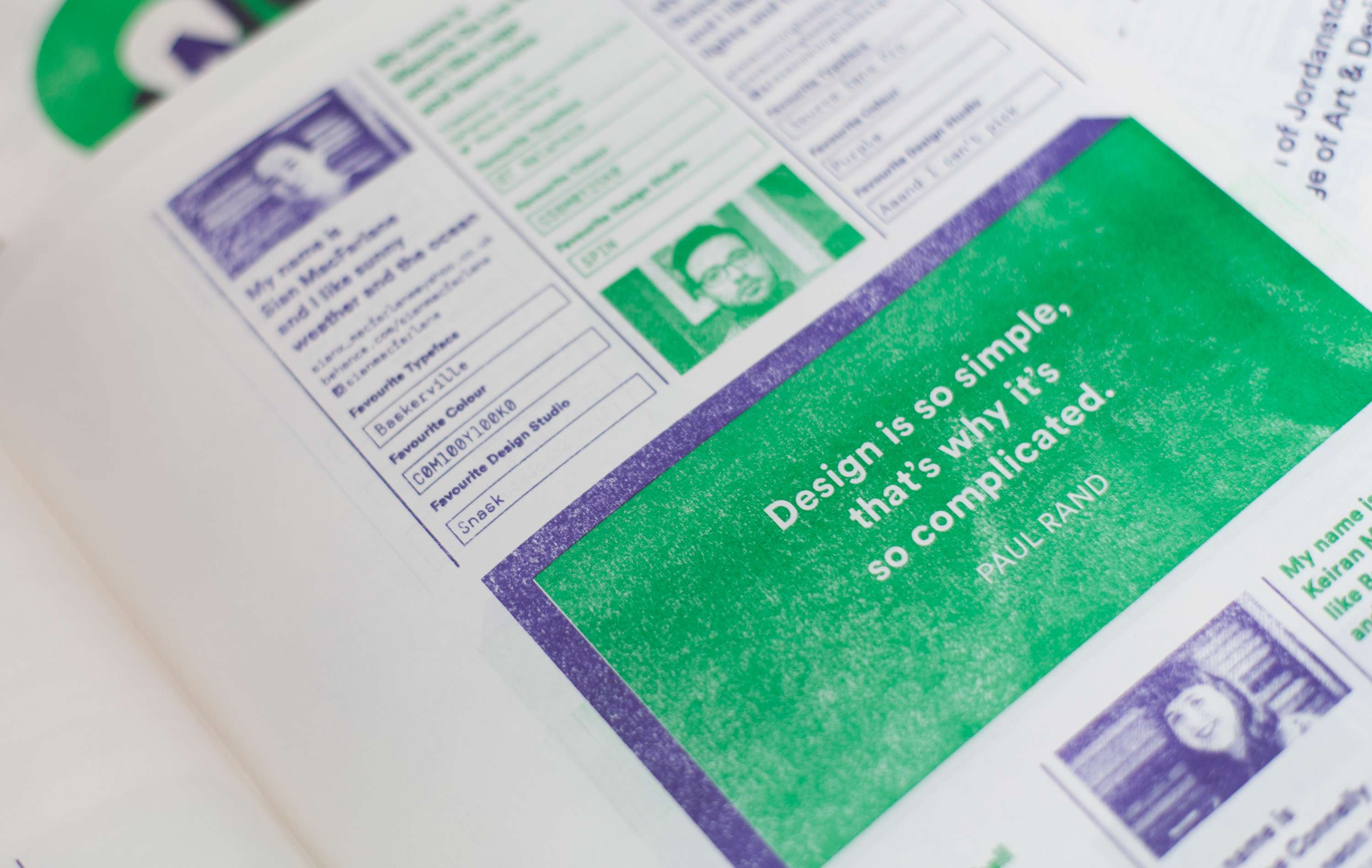 We Used To Be Design Students | DJCAD Degree Show Booklet 2017 by Rhianne Connelly