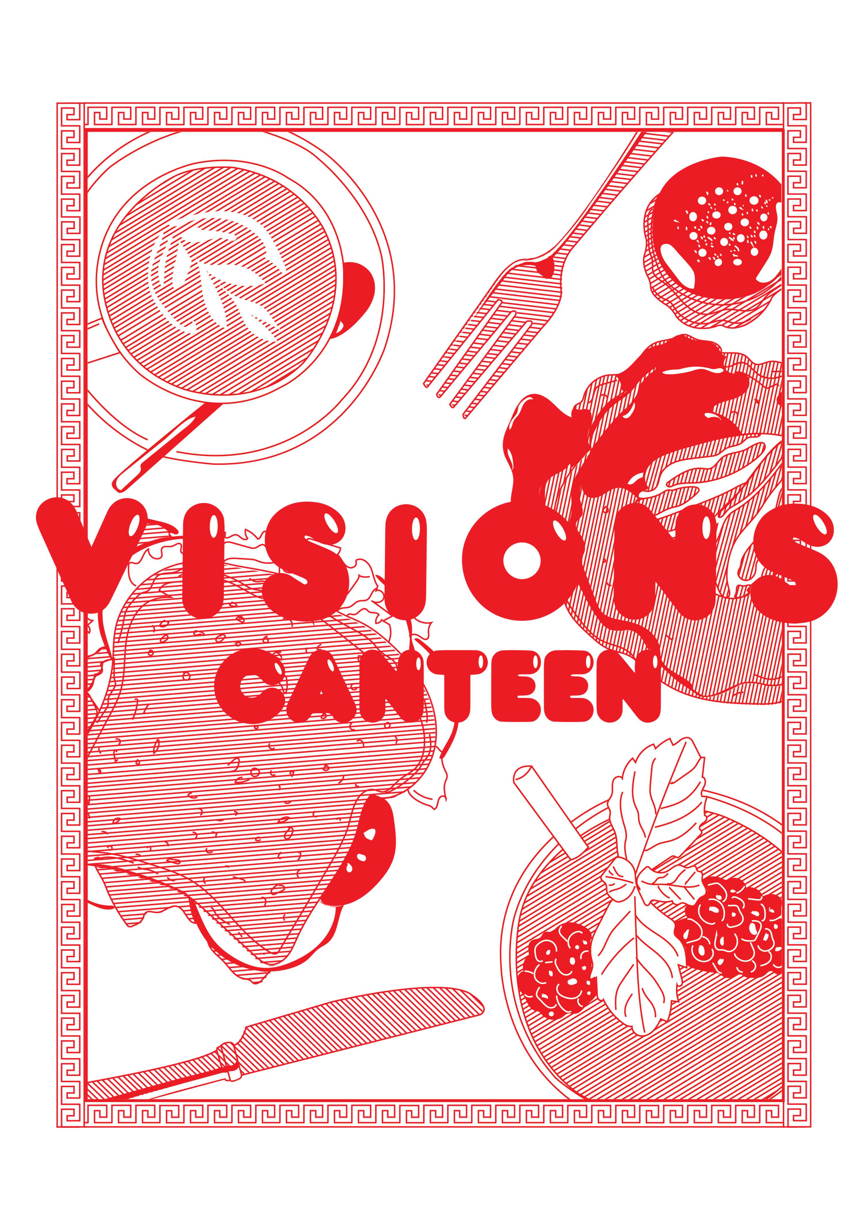 Visions Canteen Menus + Print by Gemma Lawrence