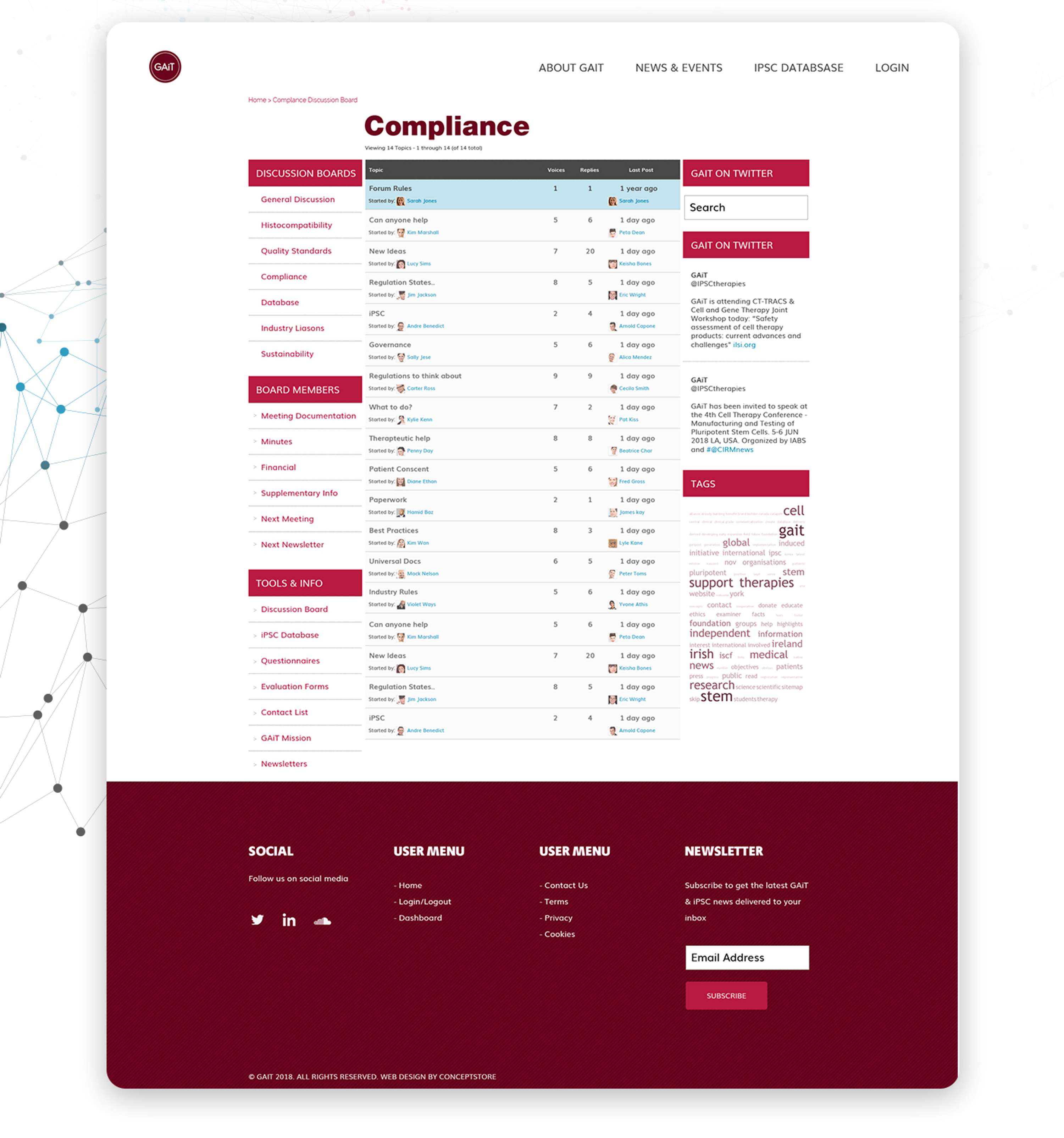 Web Design & Support for GAiT Global by Chaten Parmar