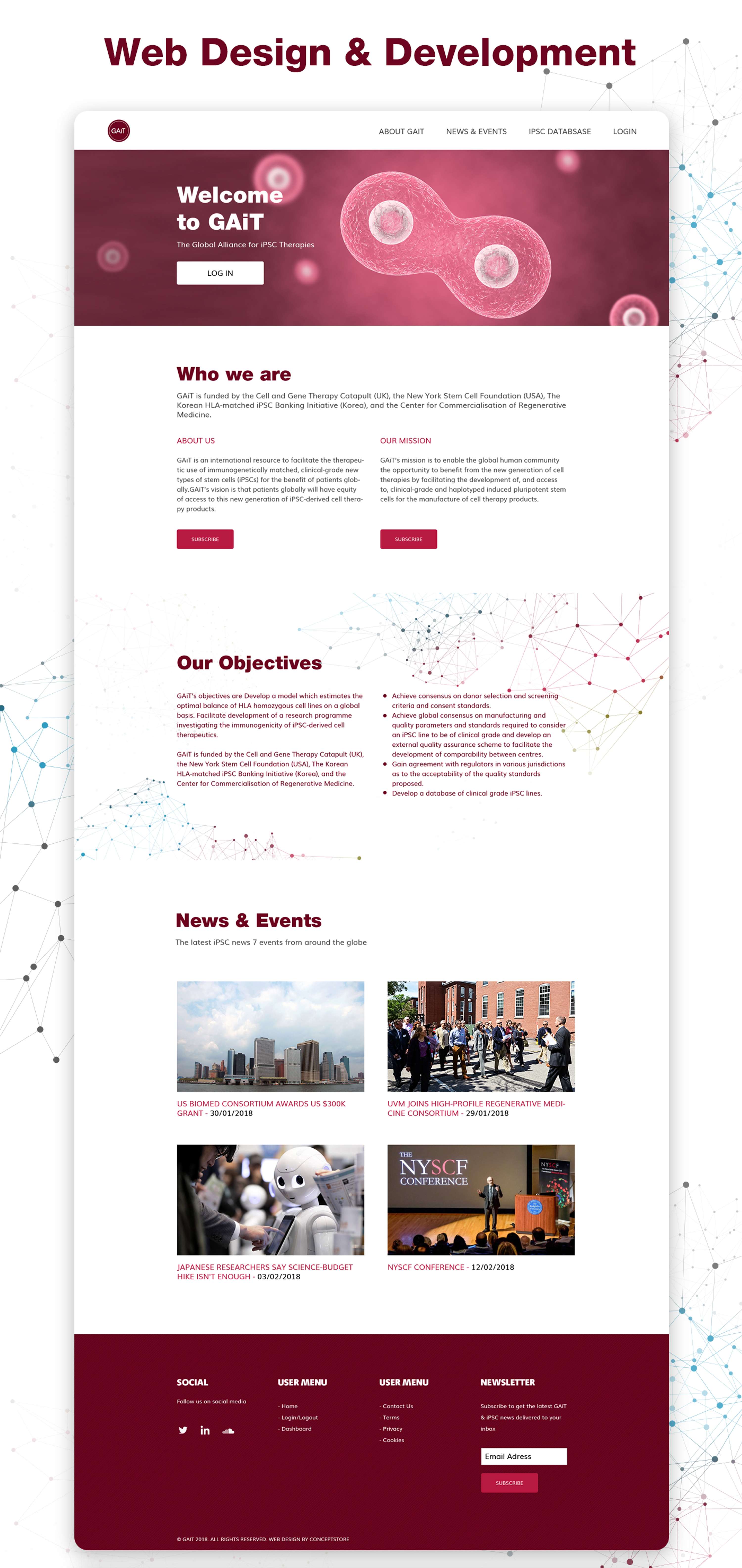 Web Design & Support for GAiT Global by Chaten Parmar
