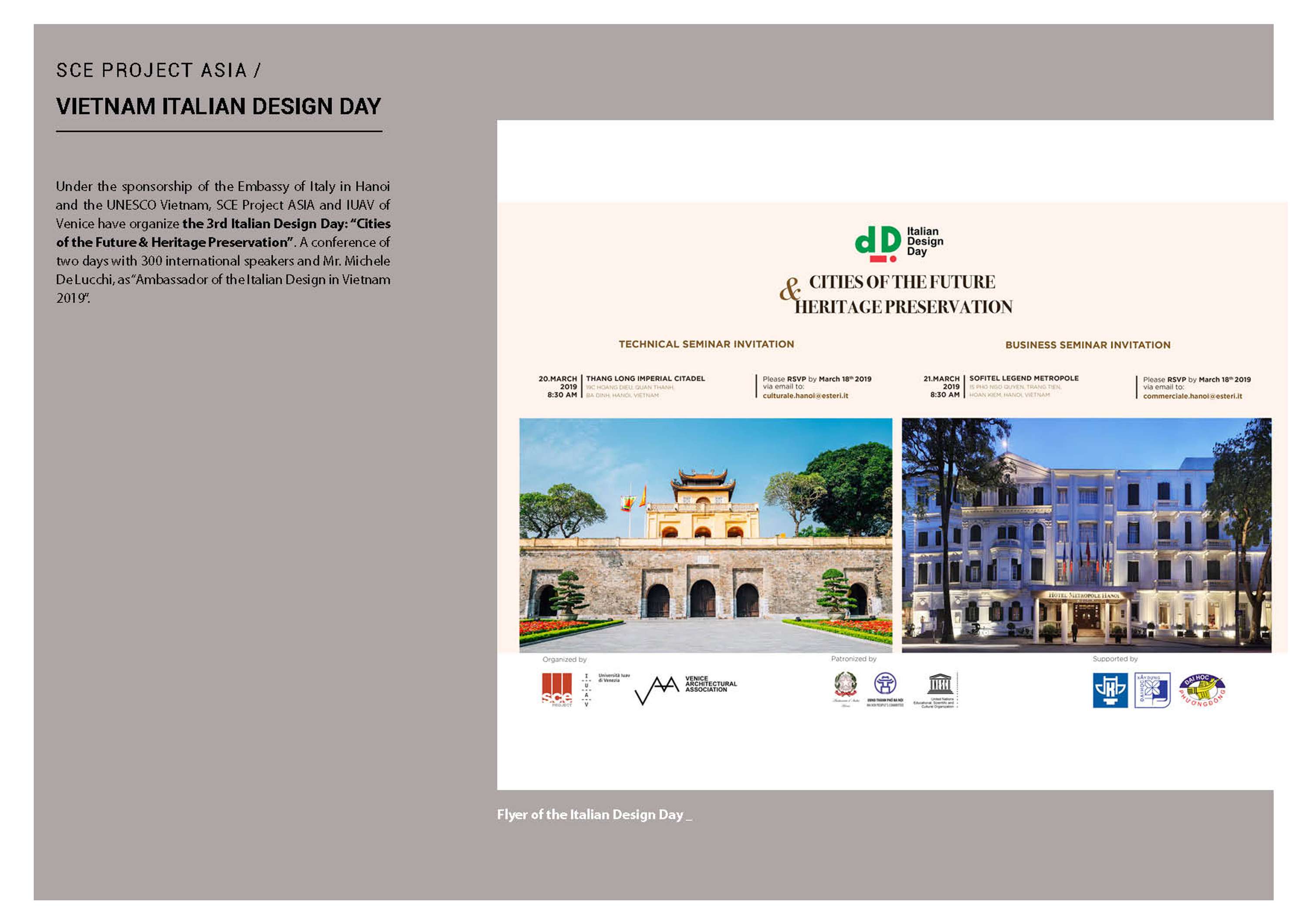 ITALIAN DESIGN DAYS  2019 _ HANOI, VIETNAM _ Event Branding by Chiara Cordopatri