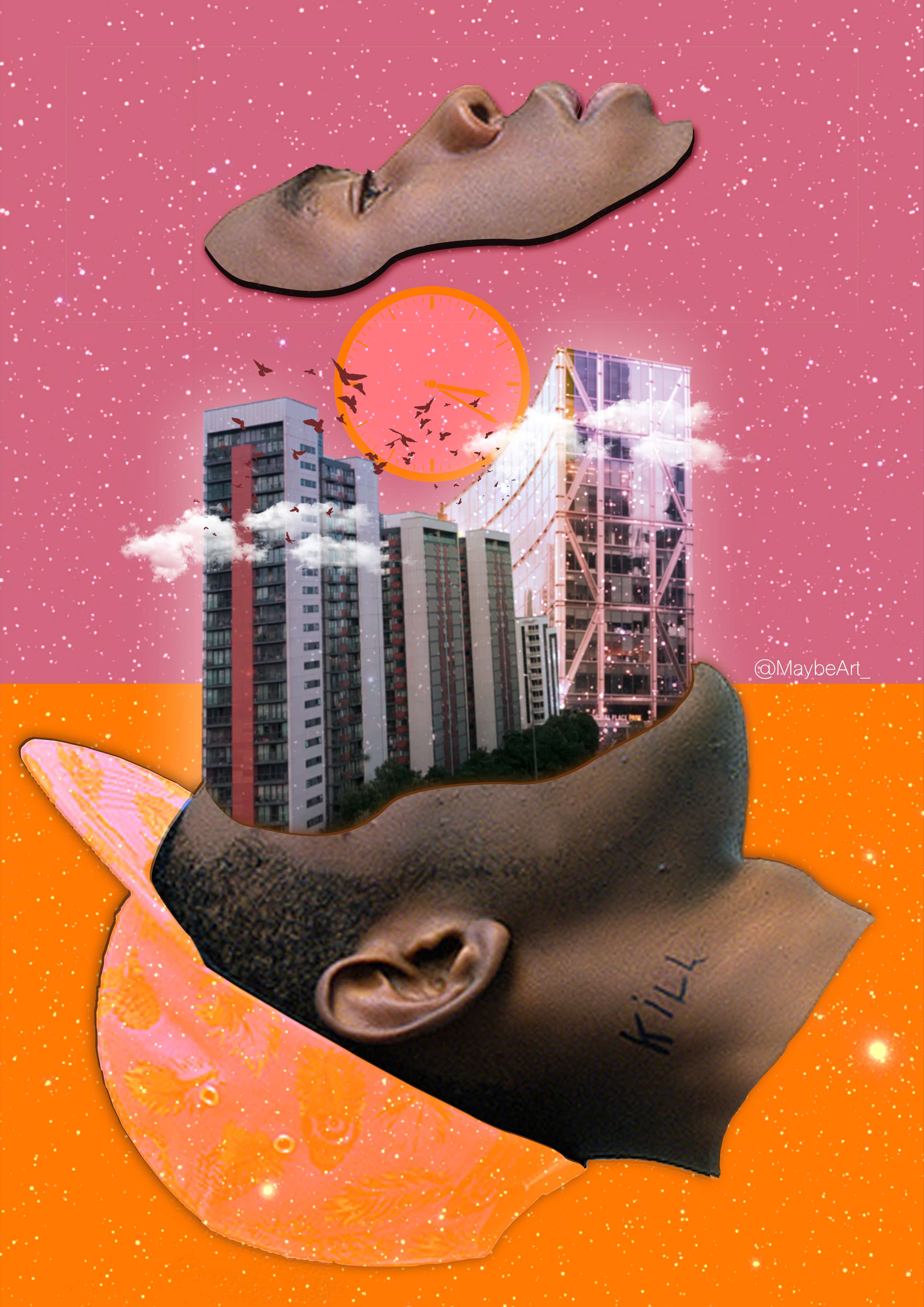 Pink & Architecture by Yasmin Idris