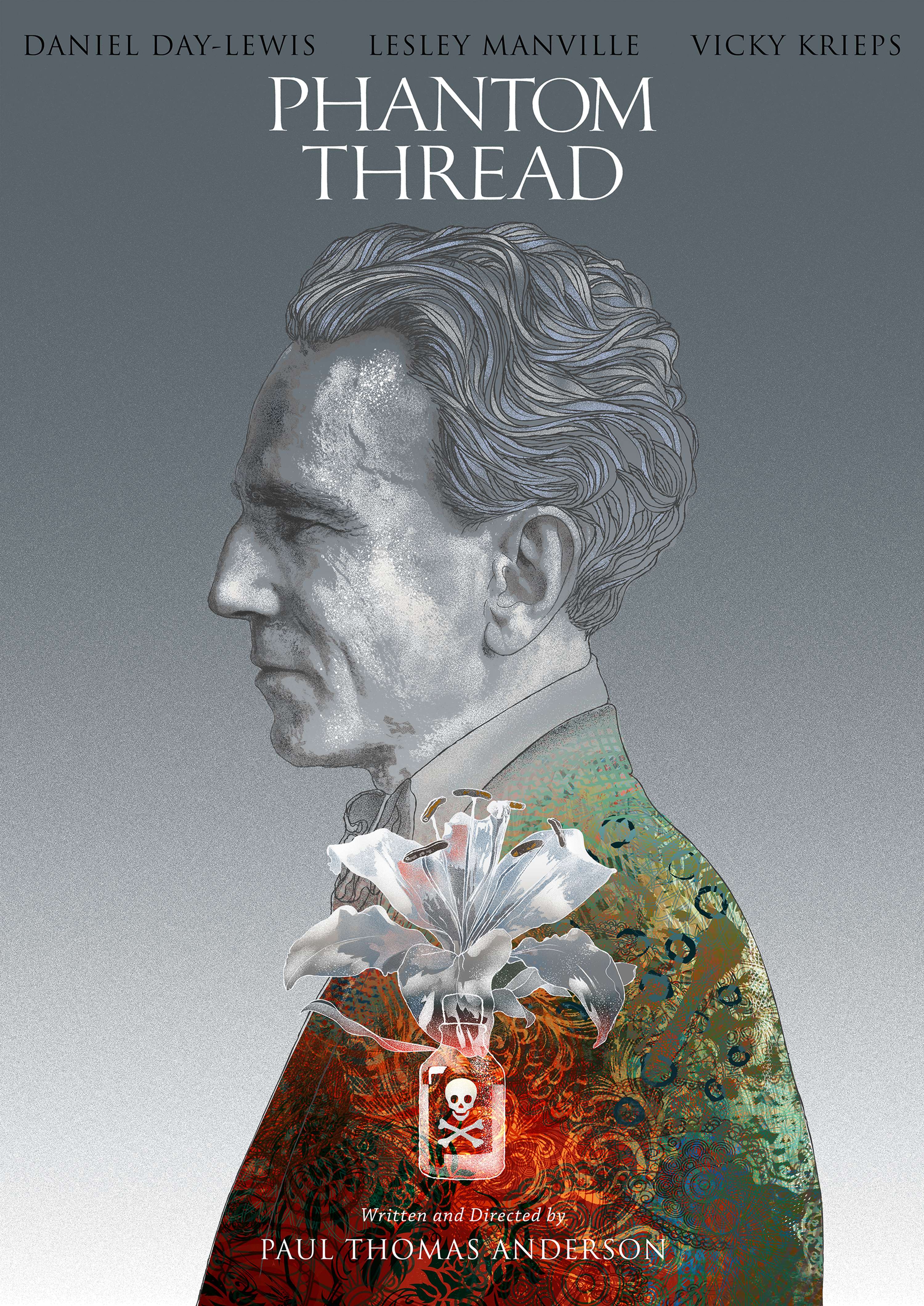 Phantom Thread alternative movie poster by Ladislav Hubert