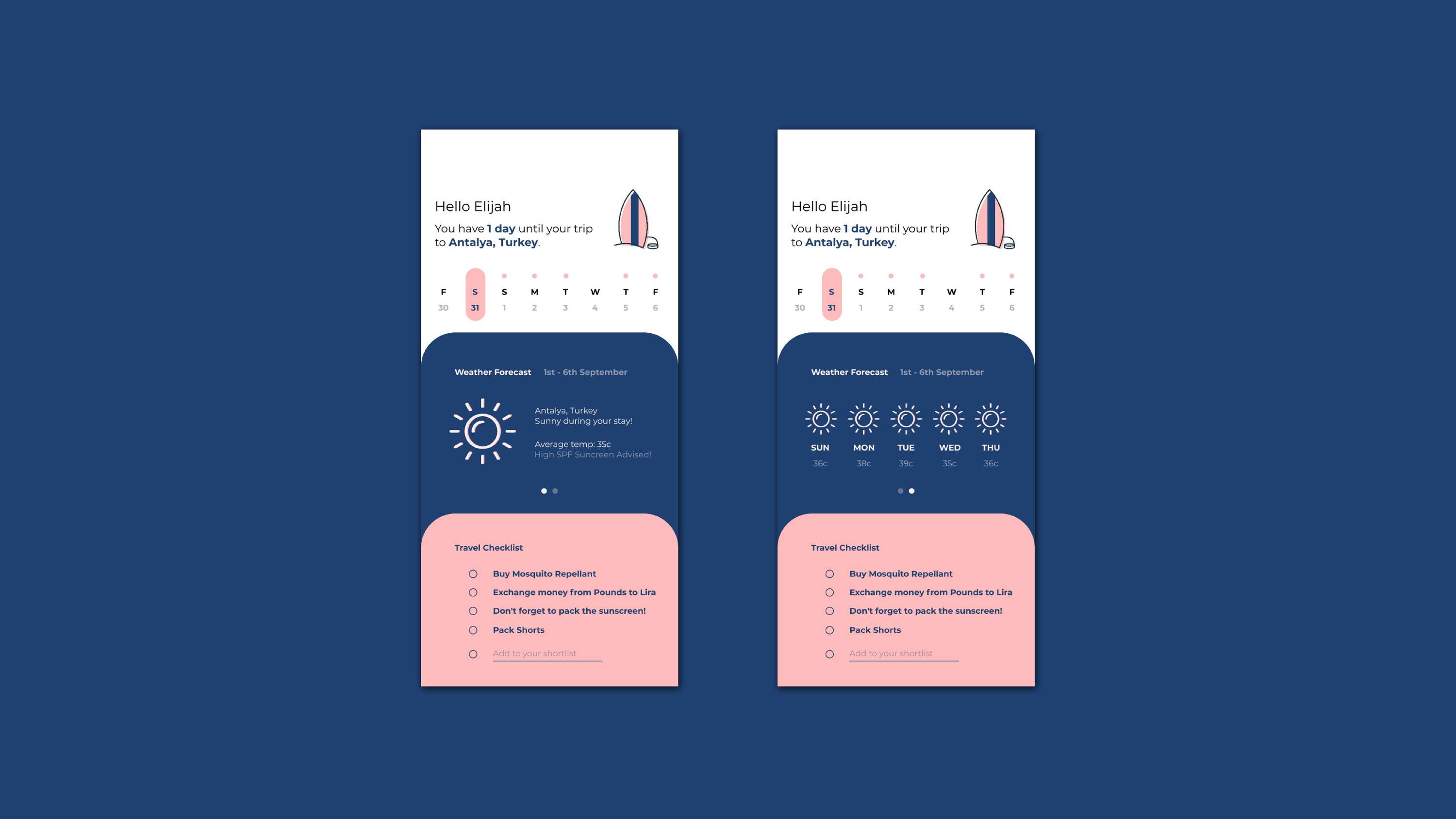 Travel App Concept by Elijah De Luna
