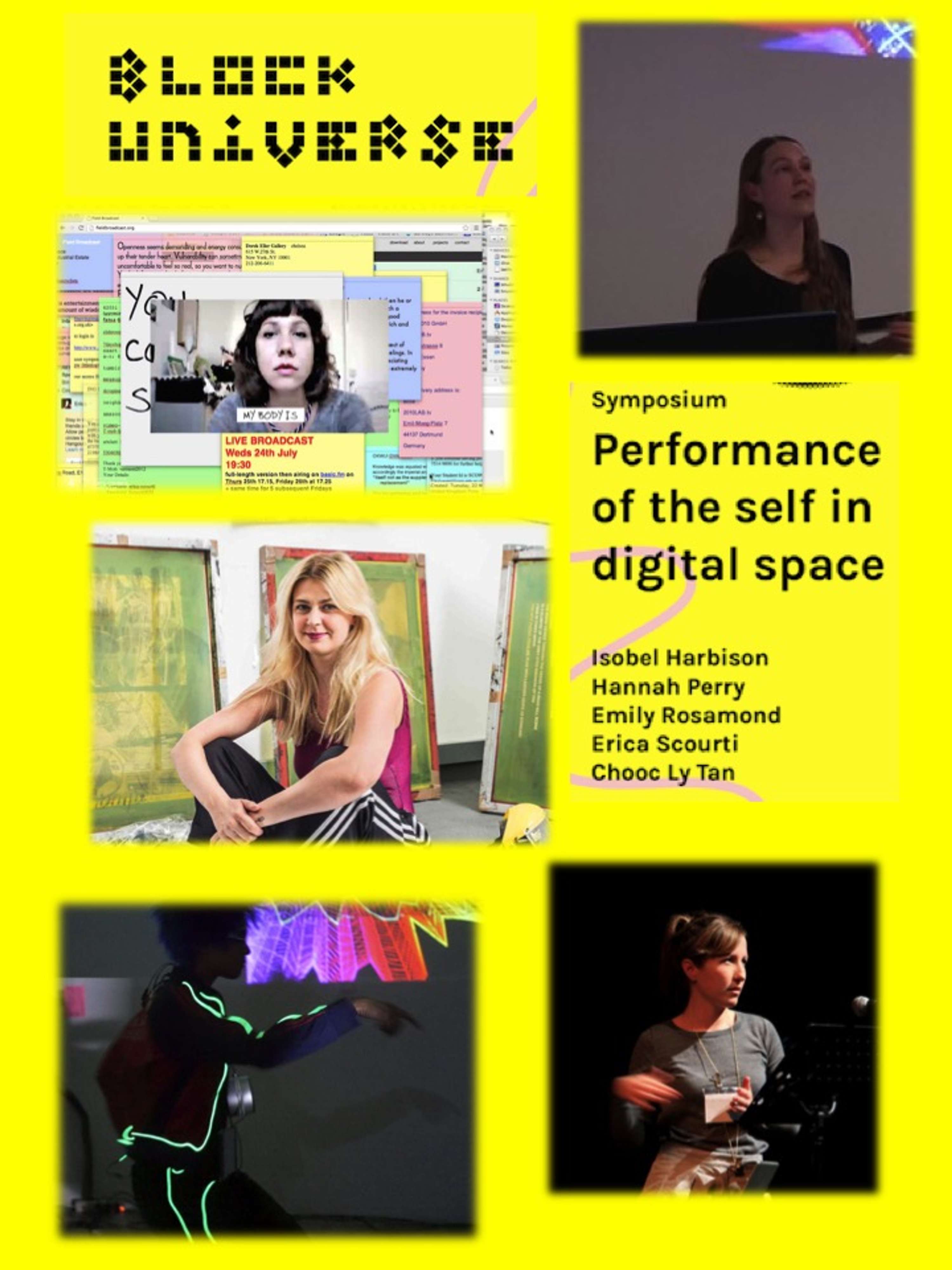 Symposium: Performance of the self in digital space by Monika Milewska