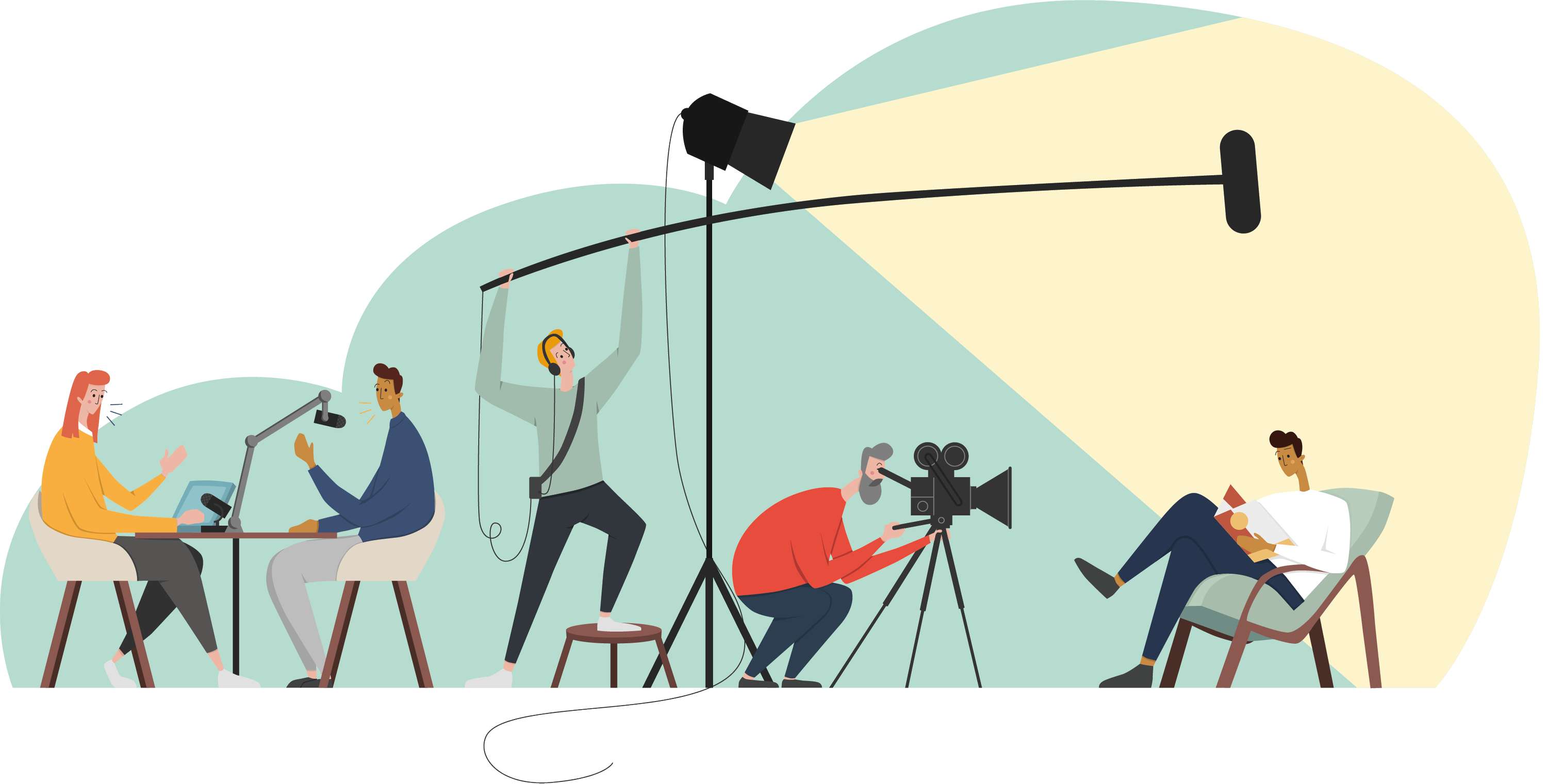 Custom Website Illustrations by Frida Hellberg