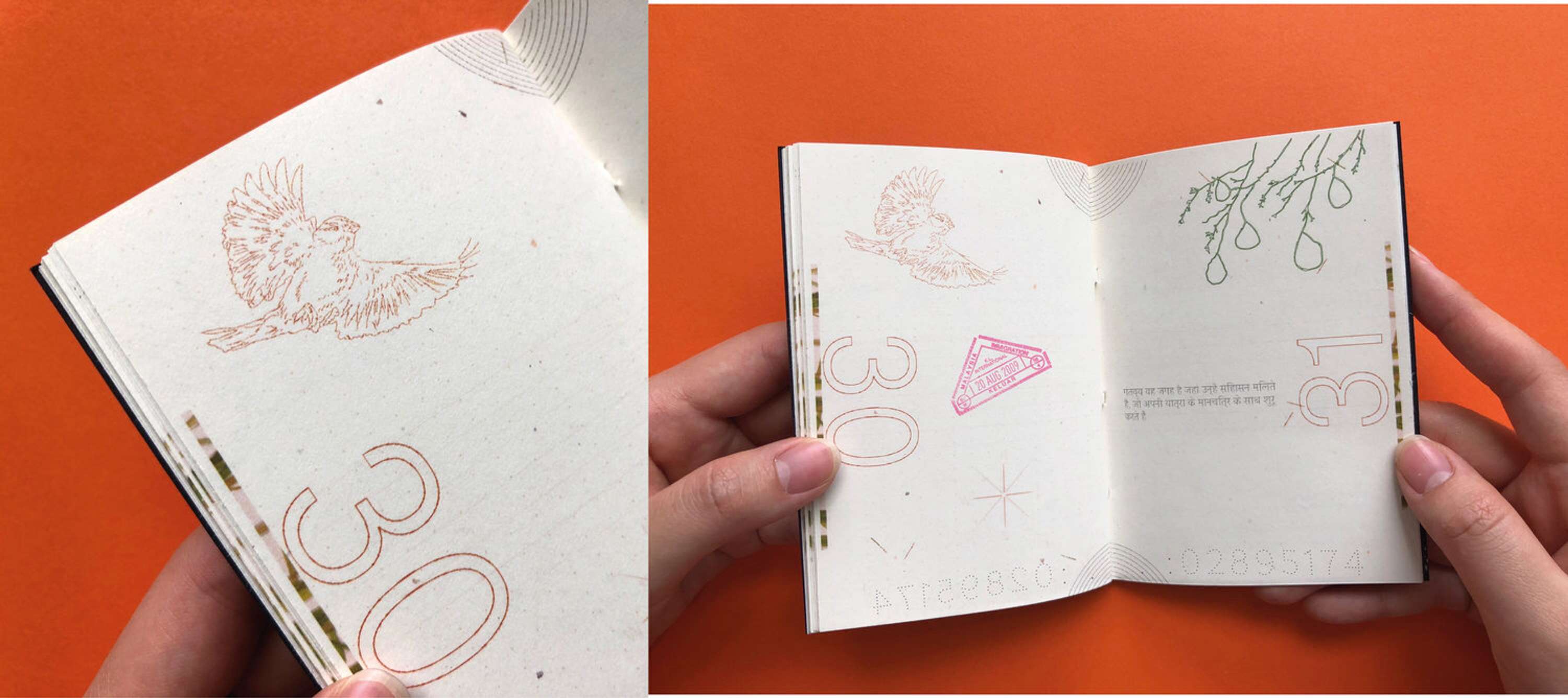 Refugee 'Passport' Project by Nada Abughris