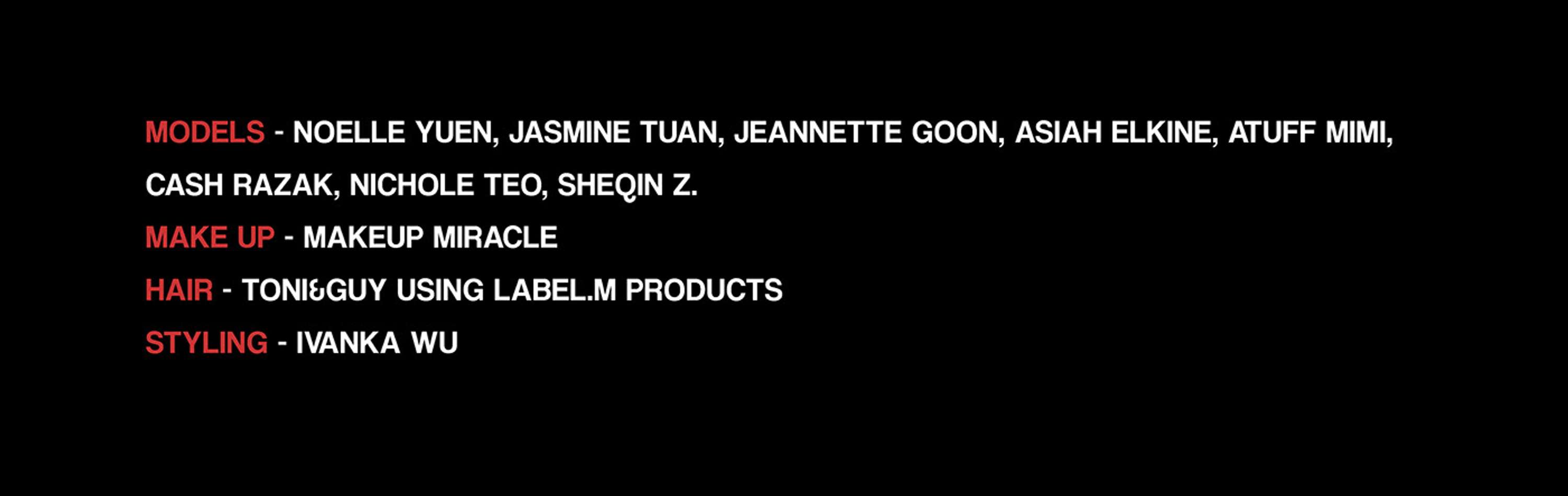 Styling Work for Label.m Launch Event by Ivanka Wu