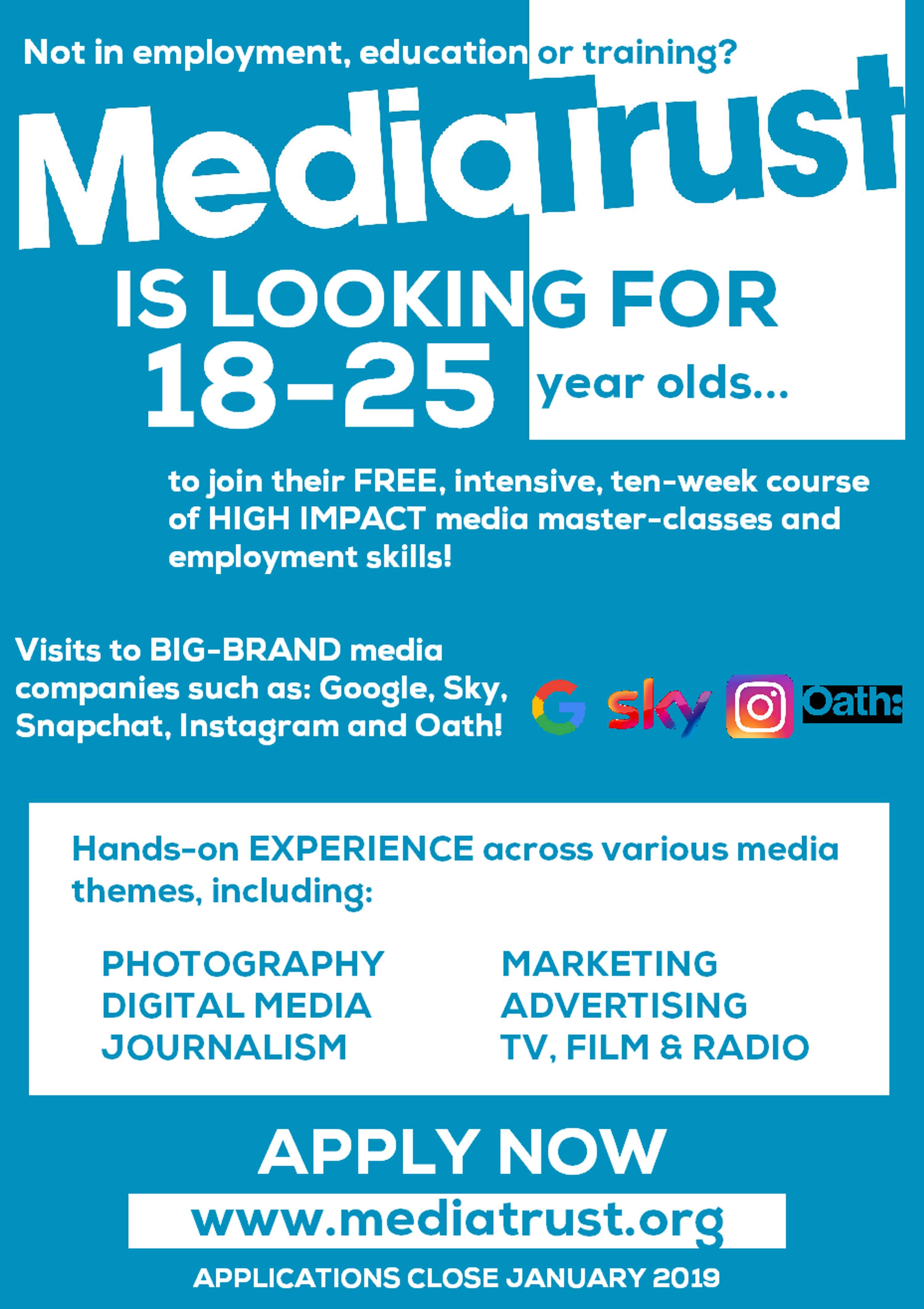 Press Ad for Media Trust by Ali Ismail