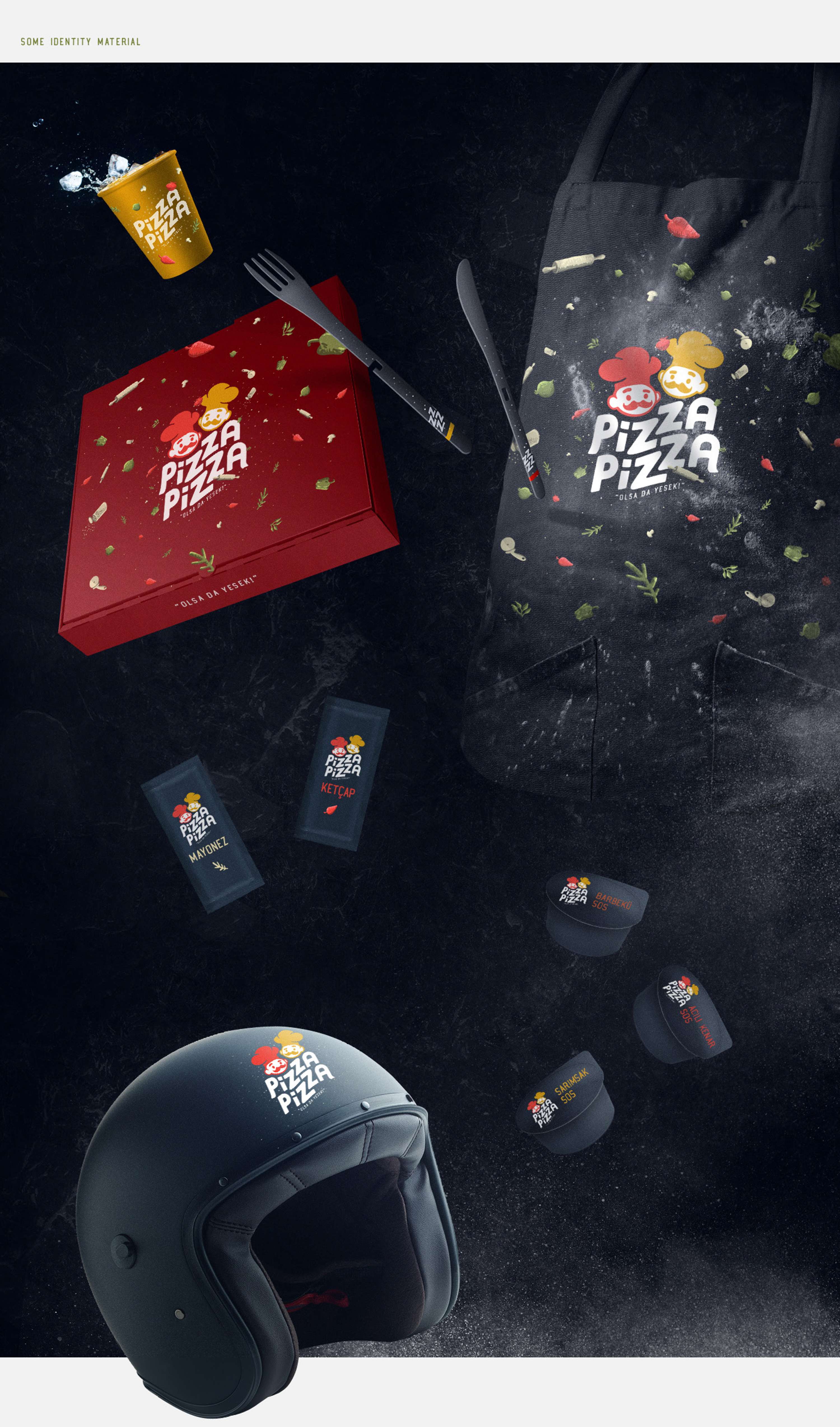Pizza Pizza - Branding Design by Hakan Ihtiyaroglu