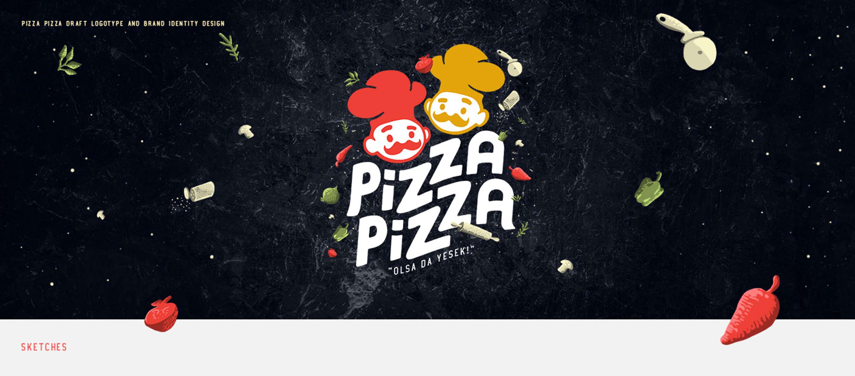 Pizza Pizza - Branding Design by Hakan Ihtiyaroglu