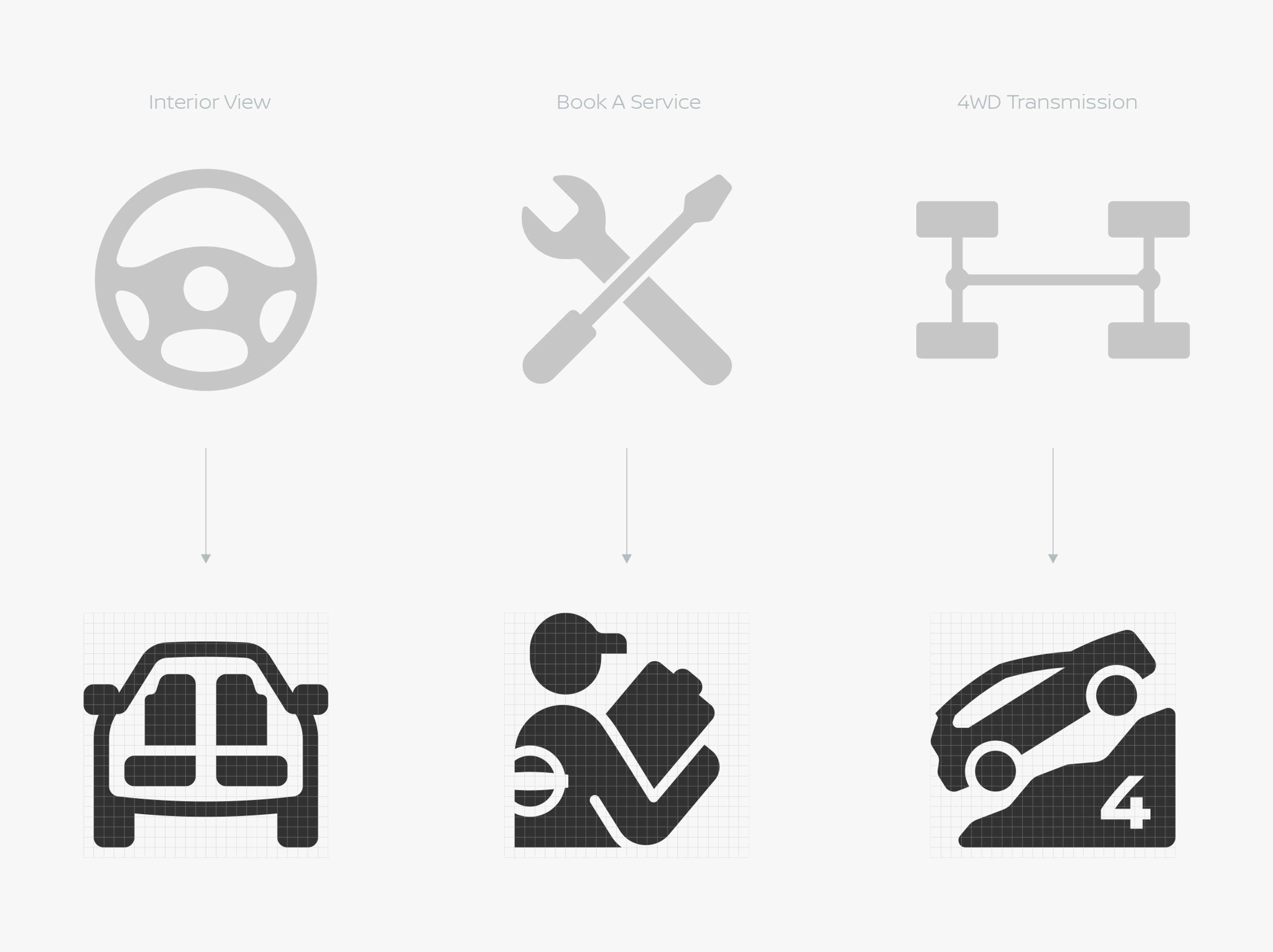 Nissan Global Iconography Redesign by Rob Bartlett