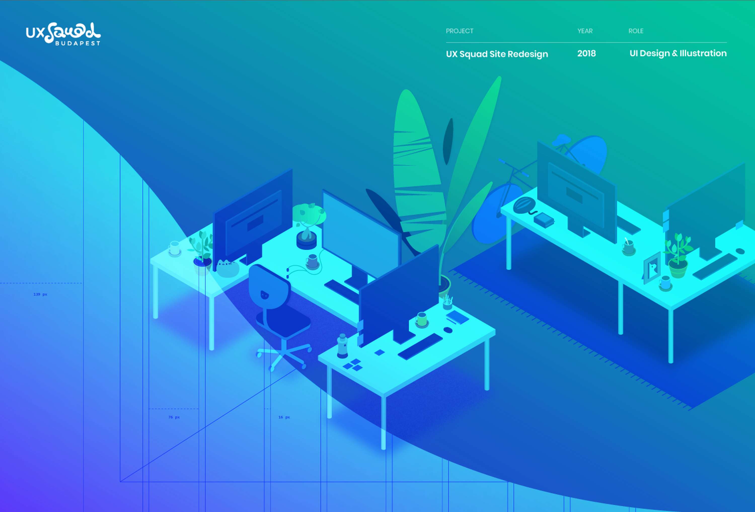UX Squad website redesign by Csenge Szalkai