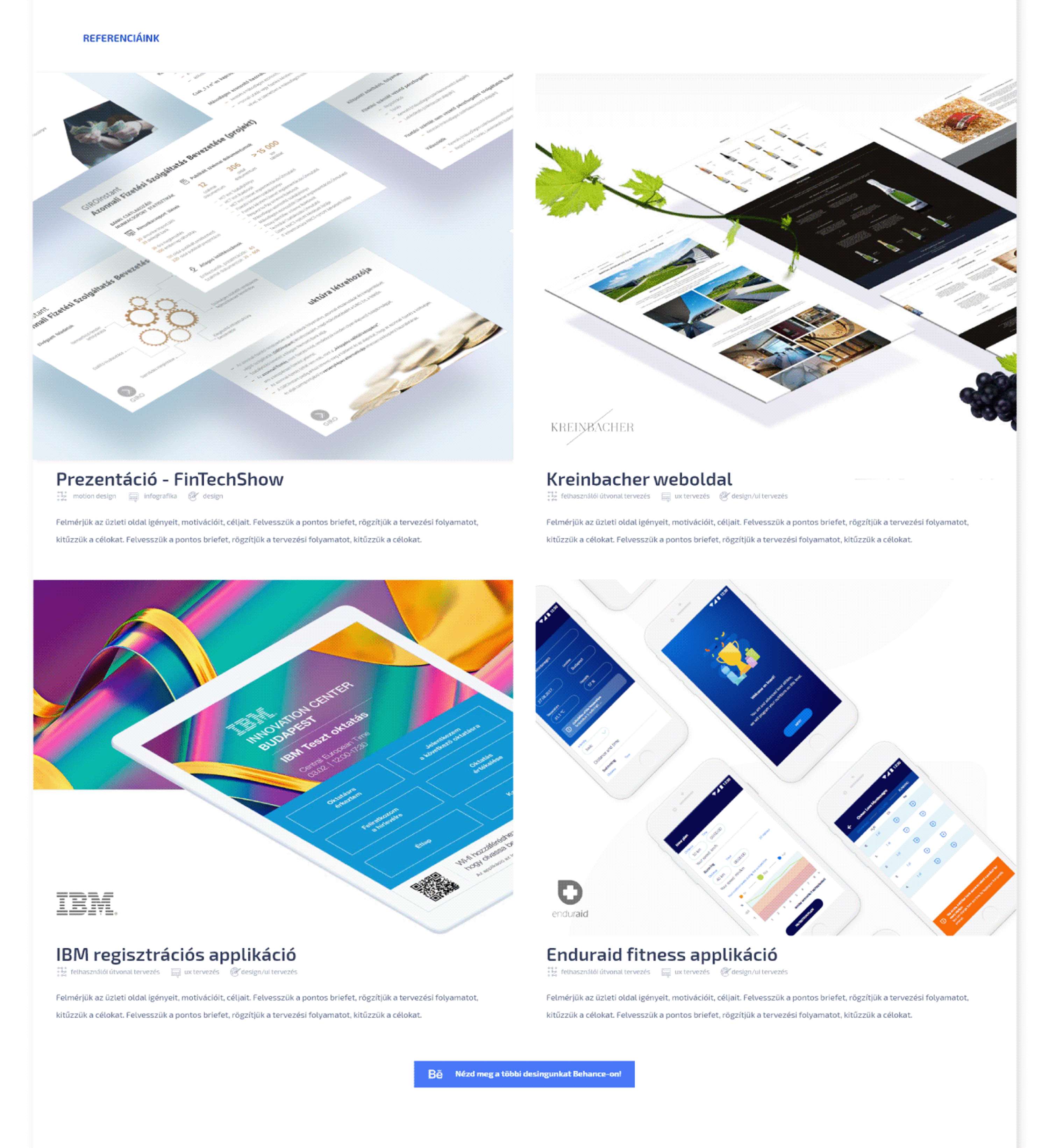 UX Squad website redesign by Csenge Szalkai