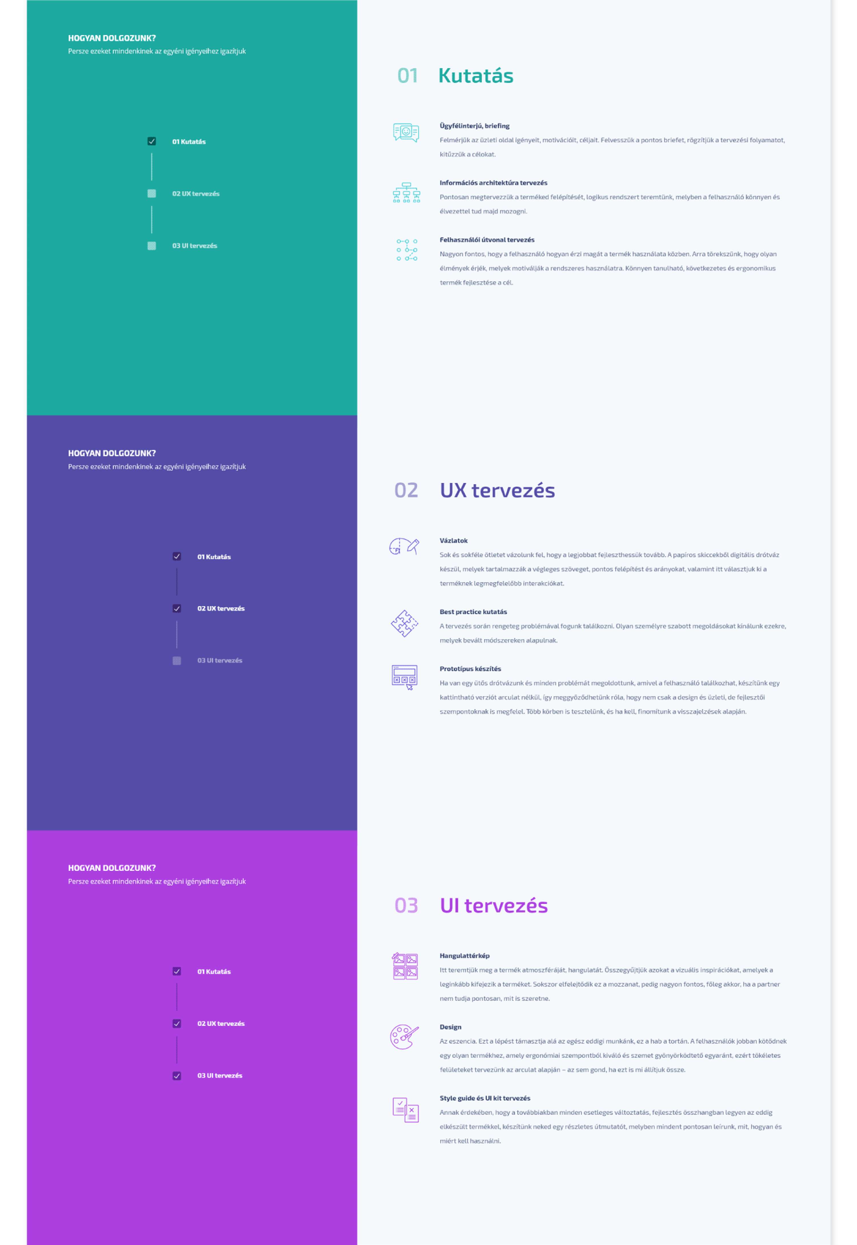 UX Squad website redesign by Csenge Szalkai