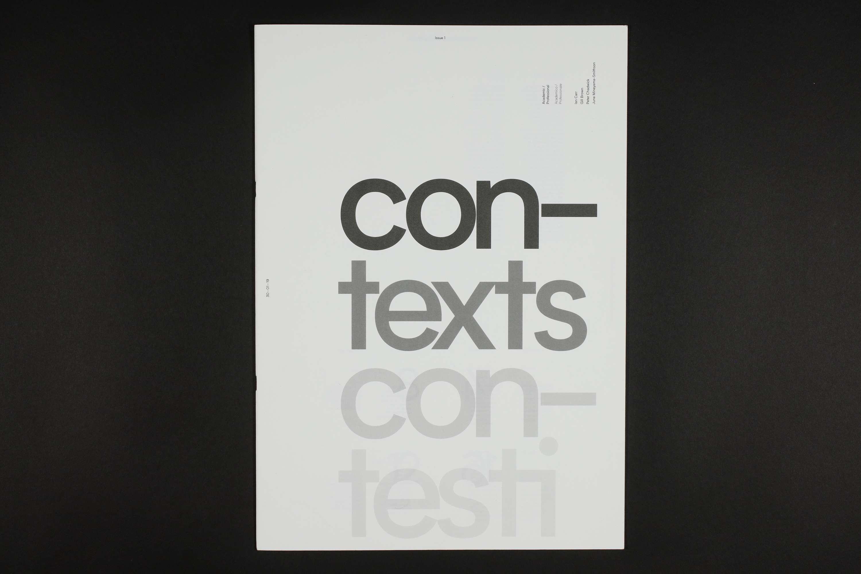 Contexts/Contesti: You Don't See Many A3 Magazines by Christina Domini