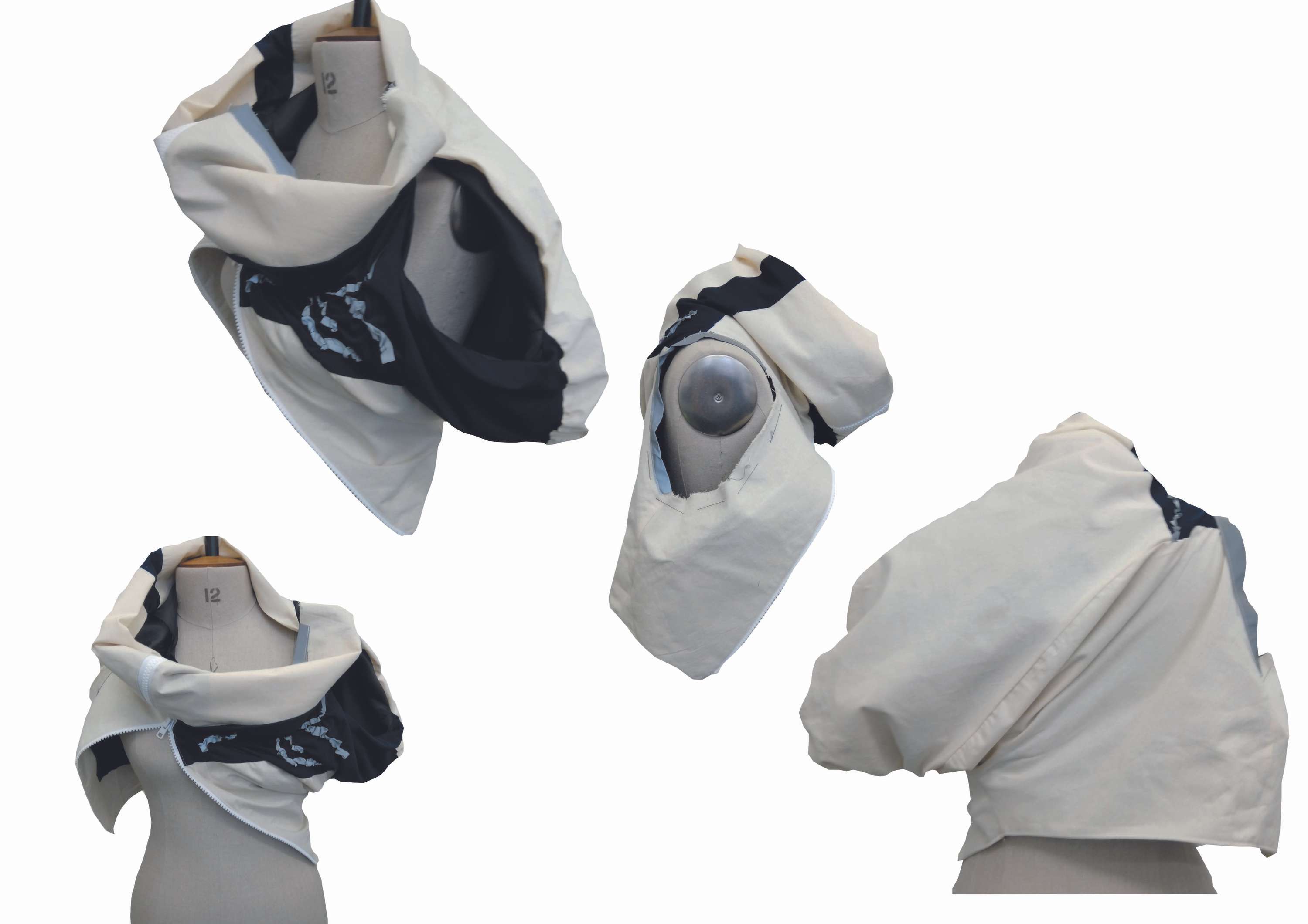 Cut, contour, control project by Maria Elena Florido Suarez