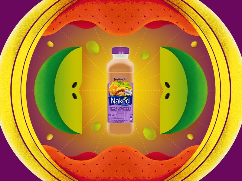 Naked Juice — Promotional concept by Michael Dane
