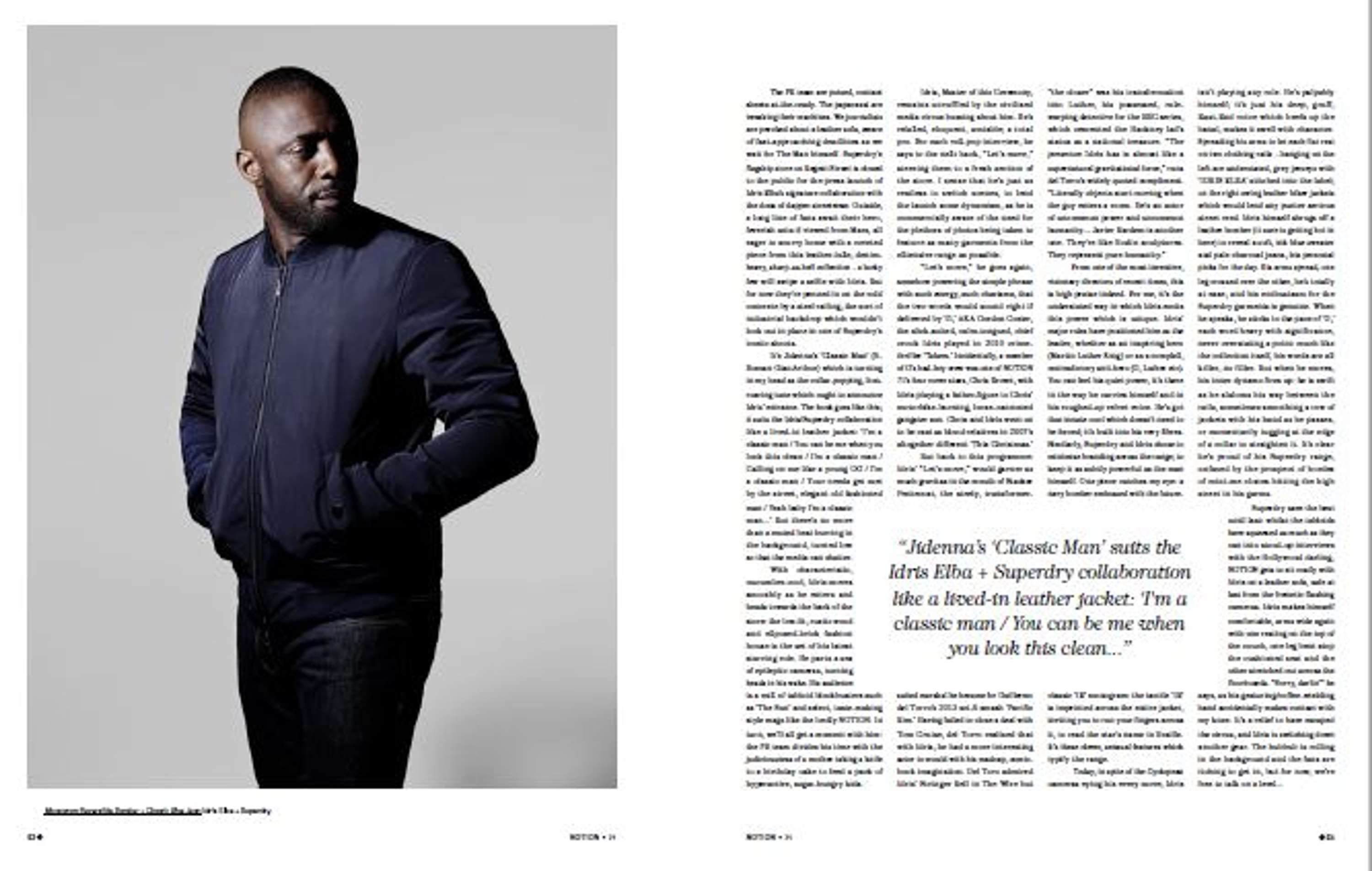 Idris Elba Interview by Lucy Wilson