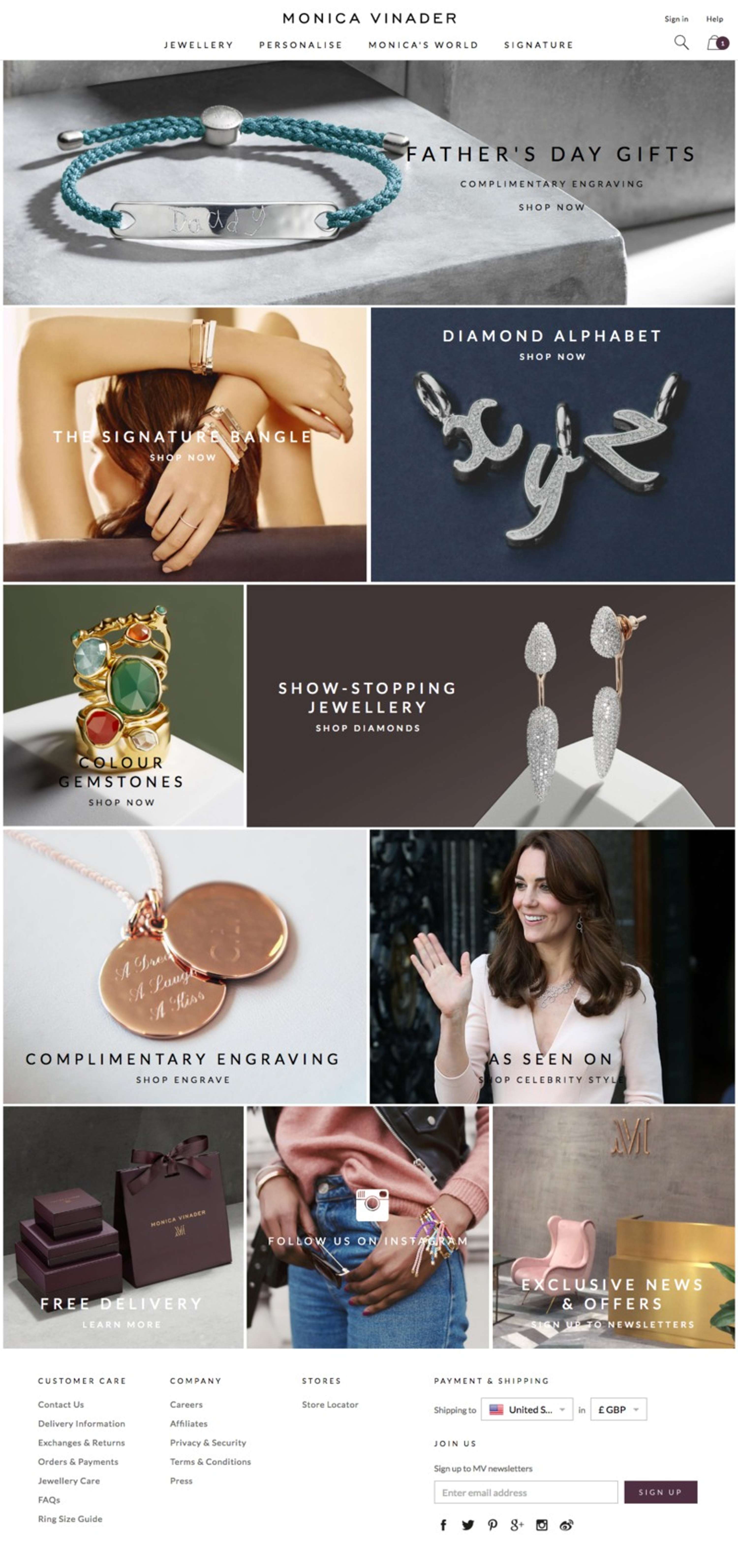 Monica Vinader by Angela Birchall