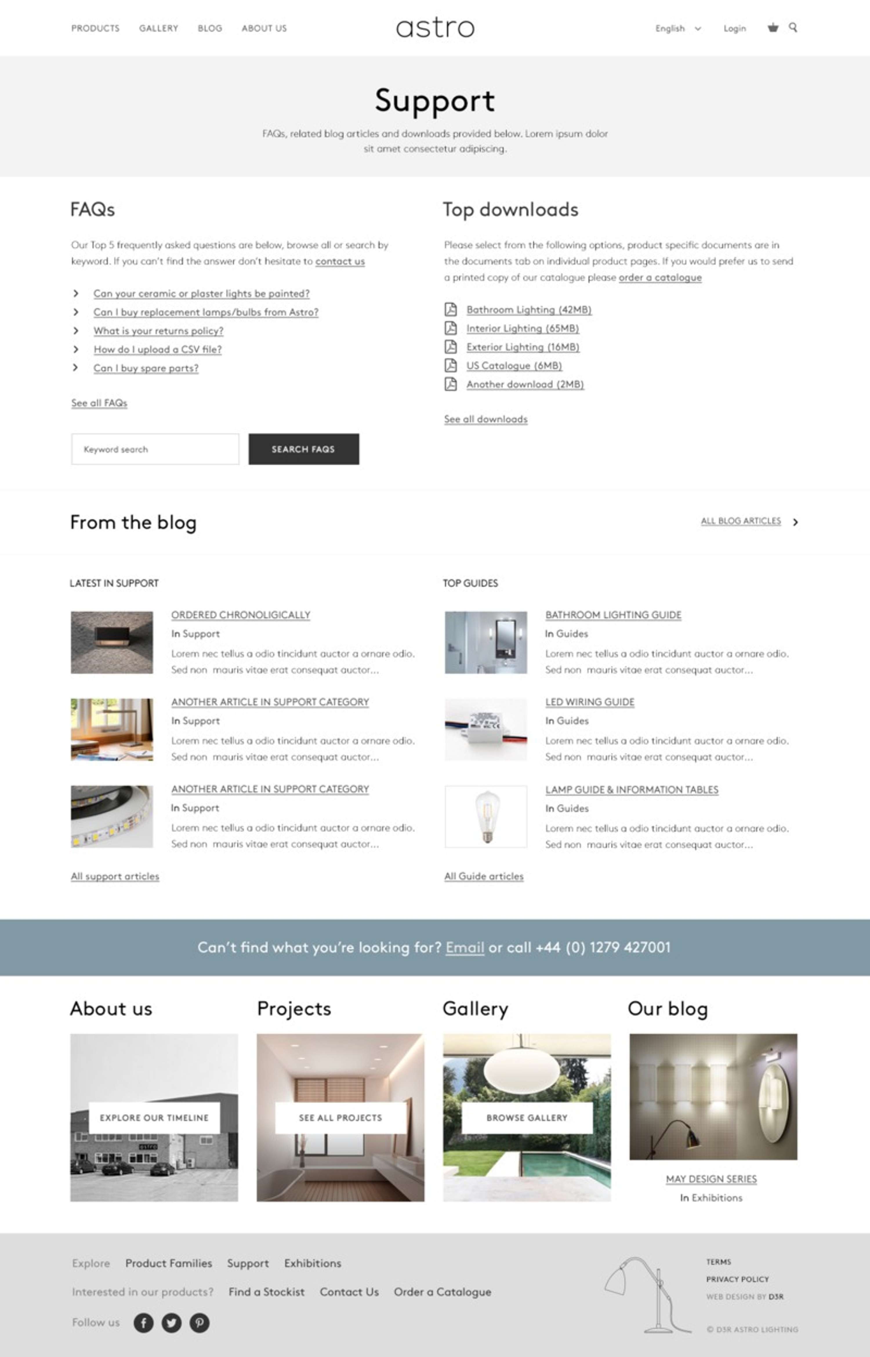 Astro Lighting by Angela Birchall