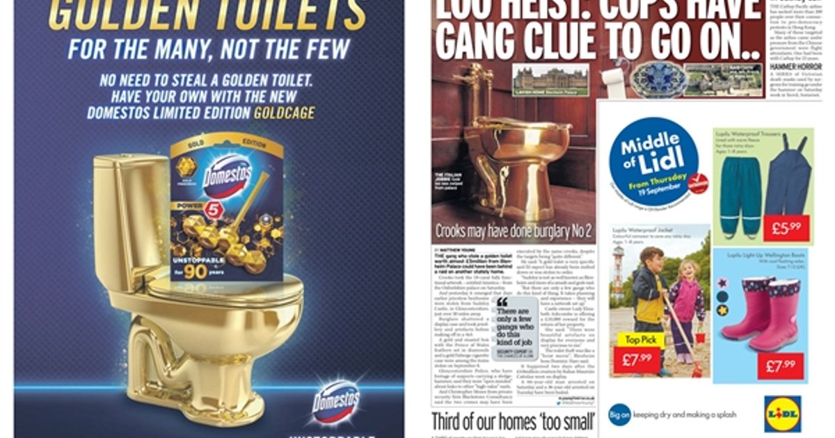 Domestos Cleans up with Golden Toilet Heist Advert | The Dots