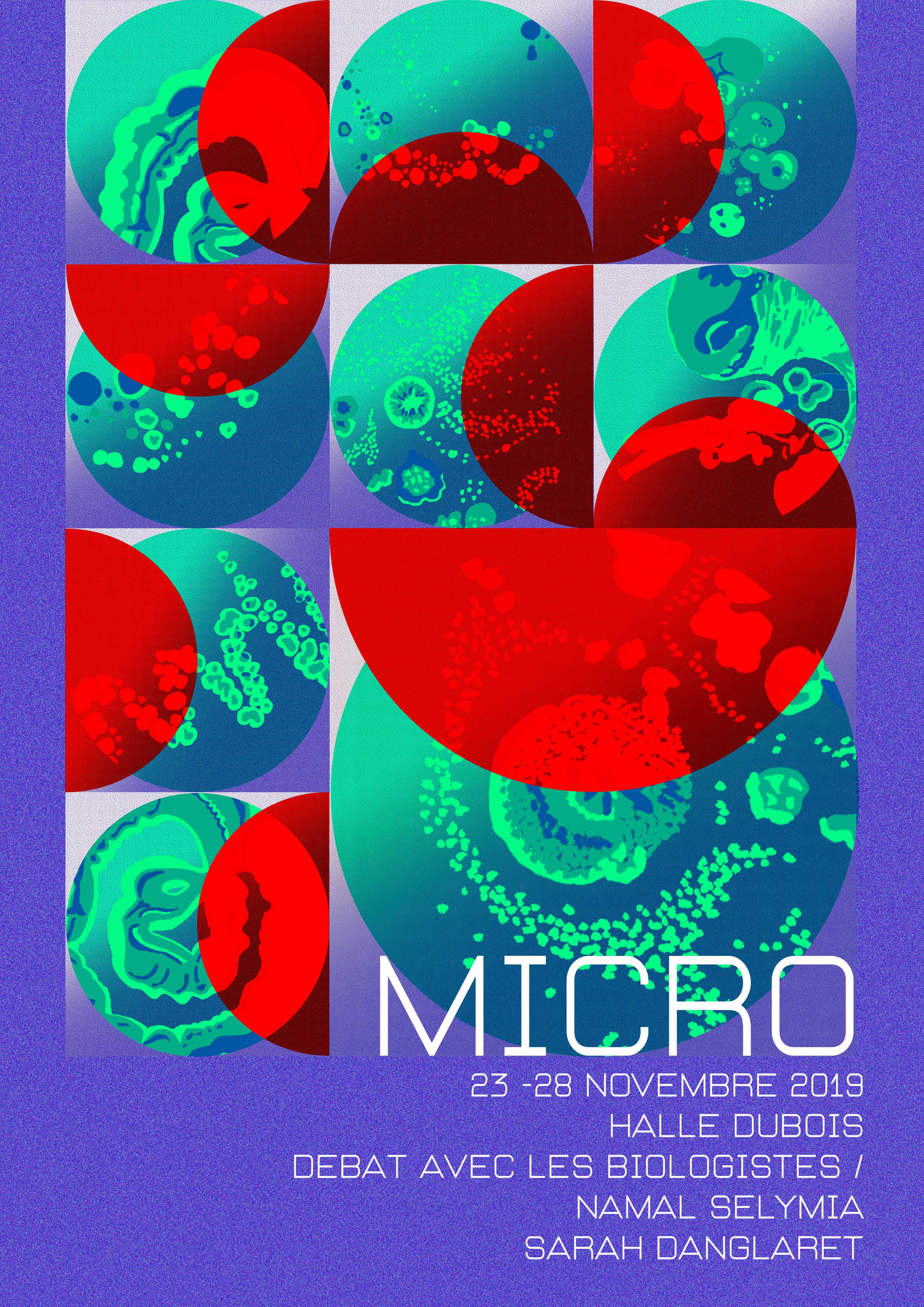Visual identity for the "MICRO" conference by Célia Teboul
