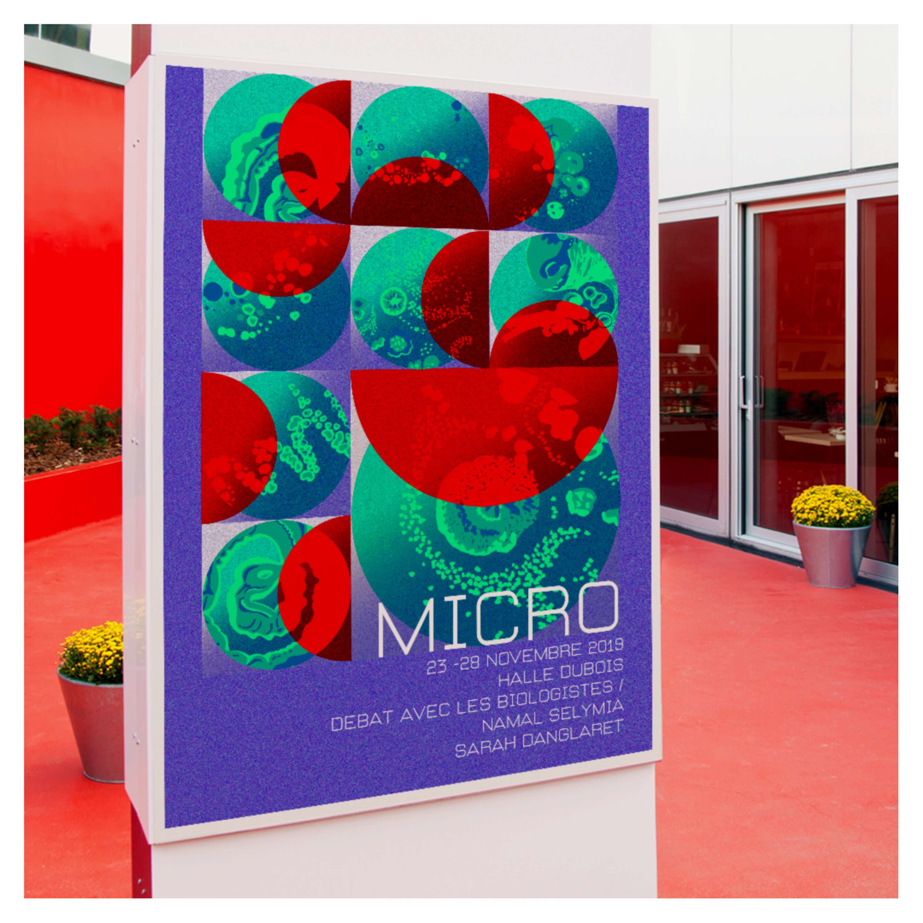 Visual identity for the "MICRO" conference by Célia Teboul