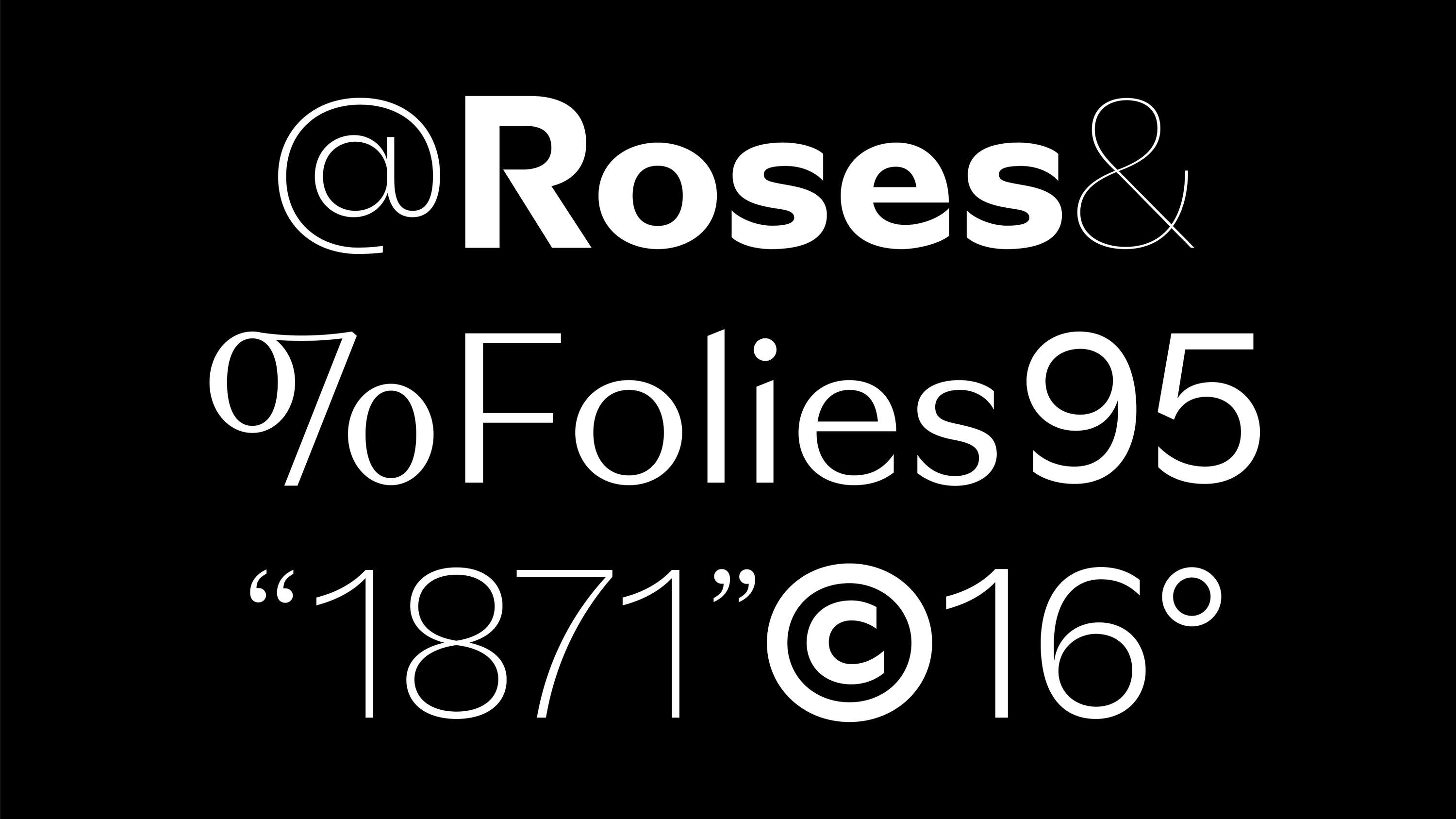 1871 Mane Fragrance's custom typeface by Adrien Midzic