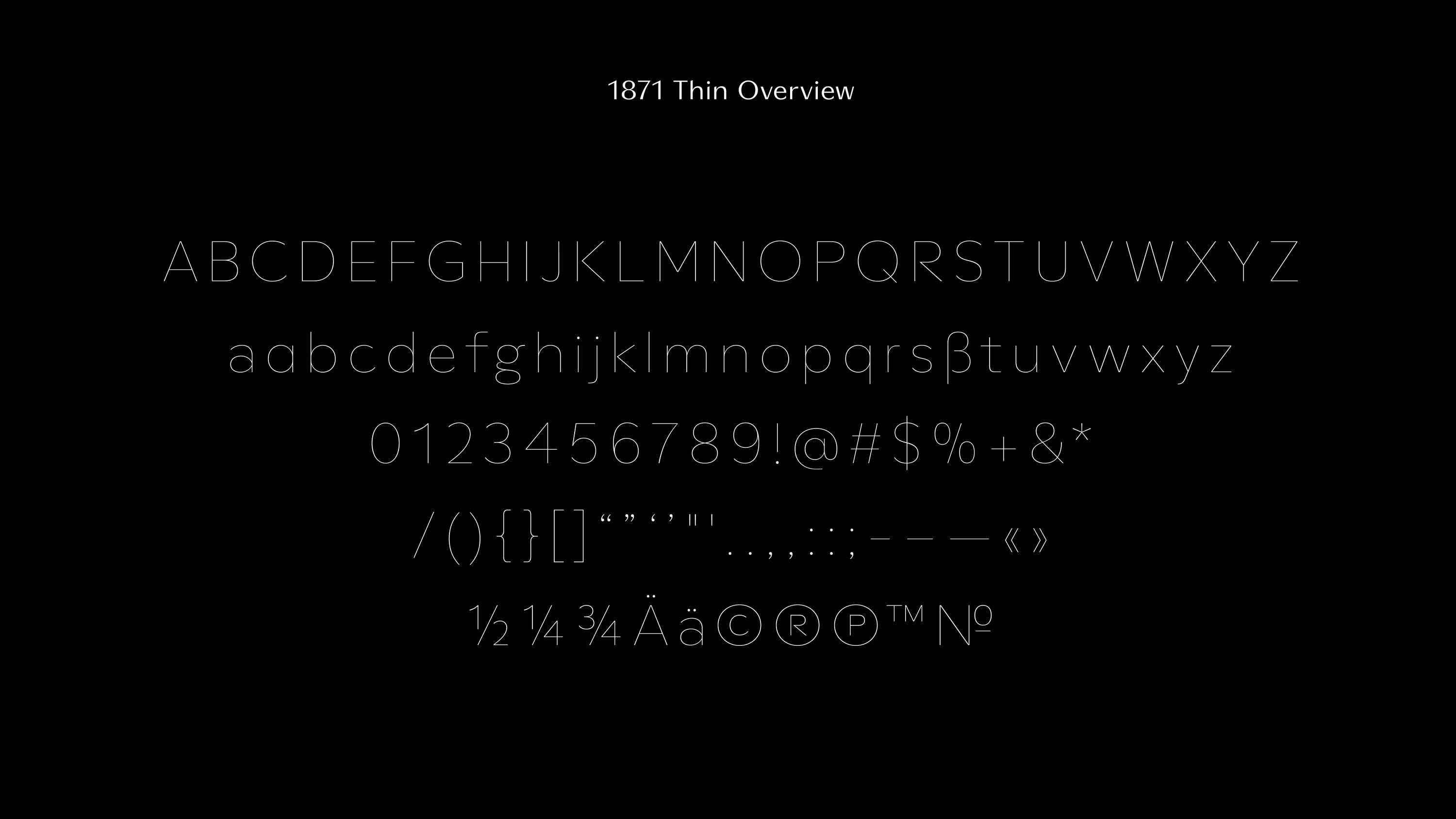 1871 Mane Fragrance's custom typeface by Adrien Midzic