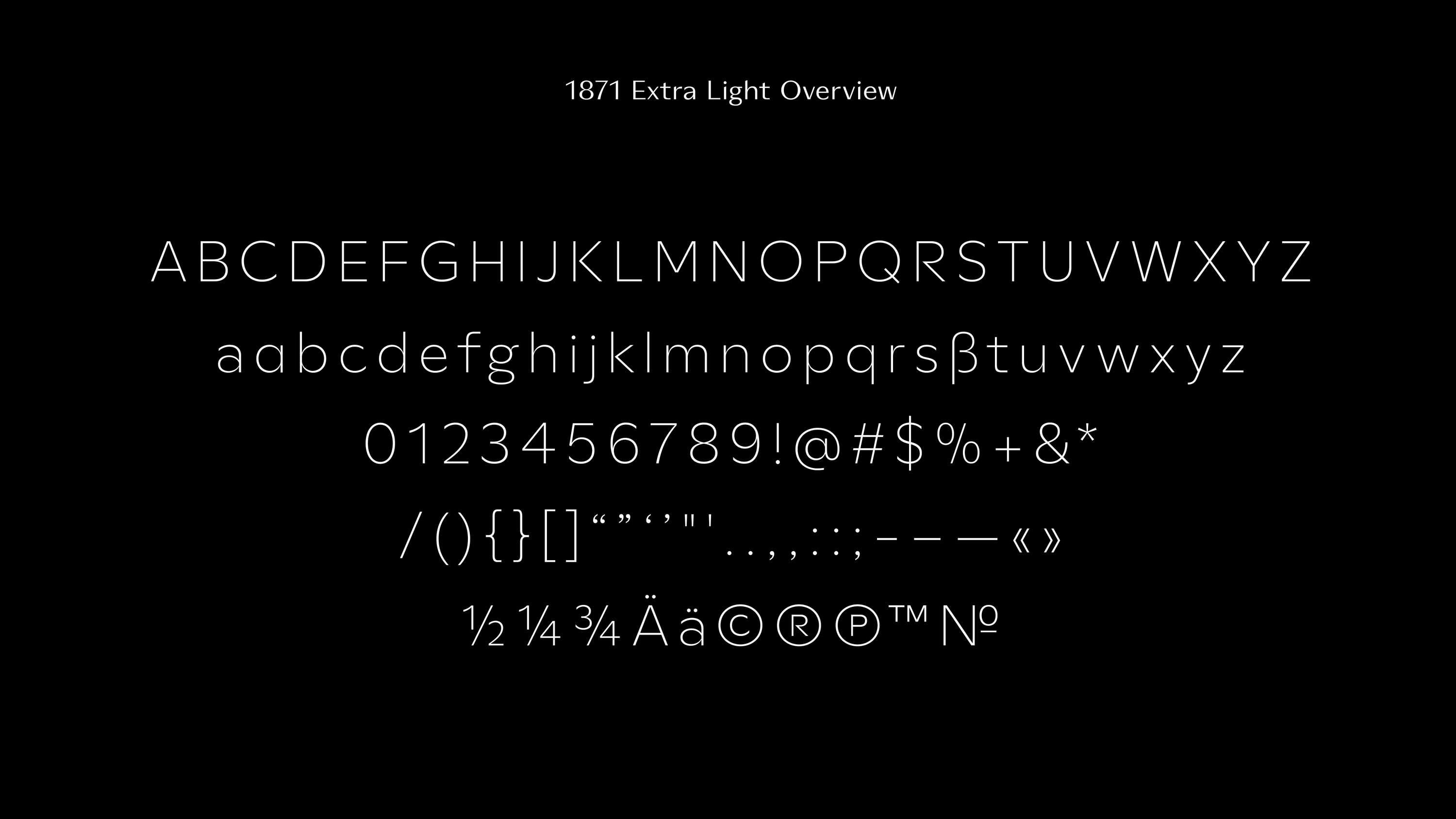 1871 Mane Fragrance's custom typeface by Adrien Midzic