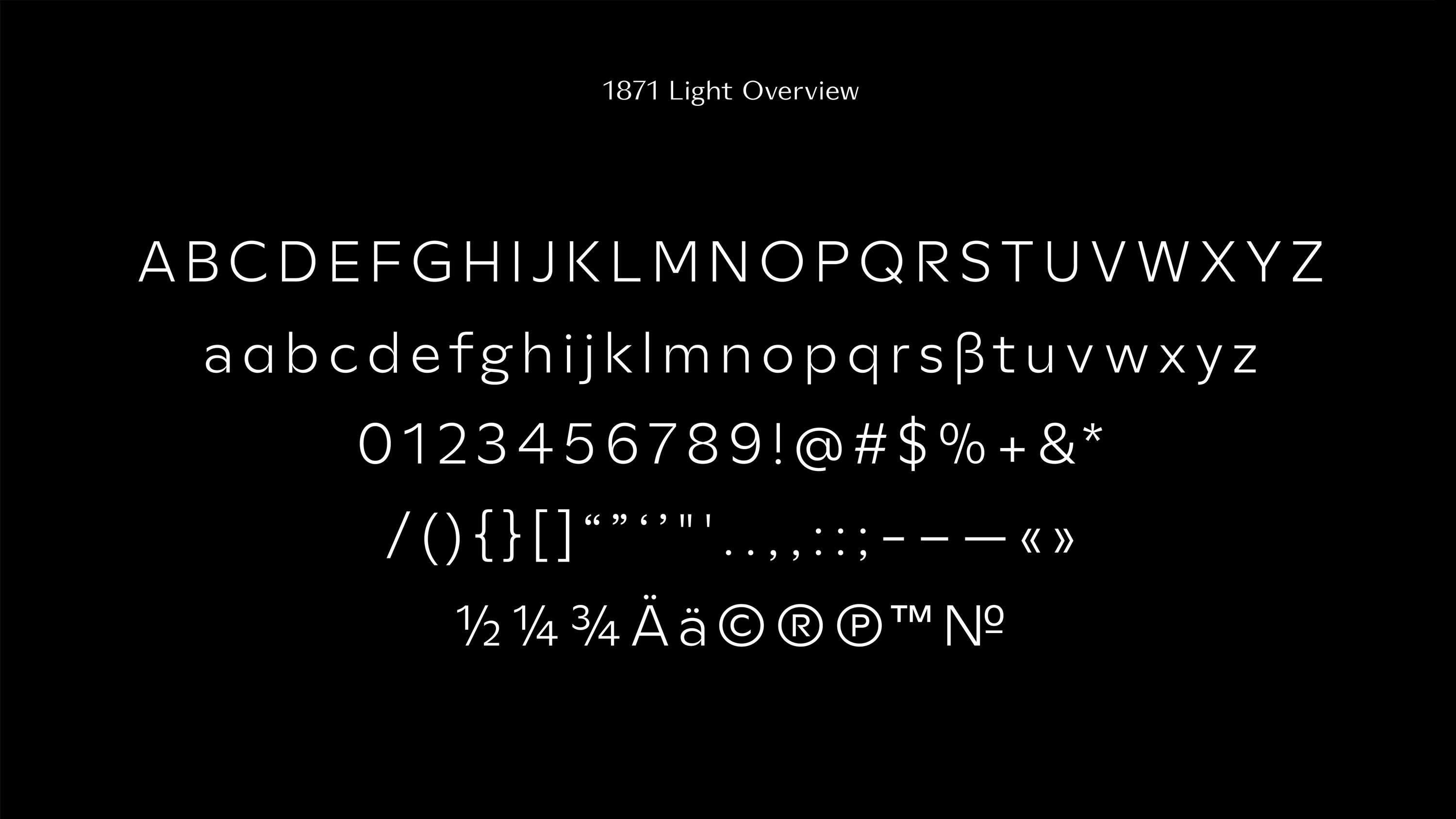1871 Mane Fragrance's custom typeface by Adrien Midzic