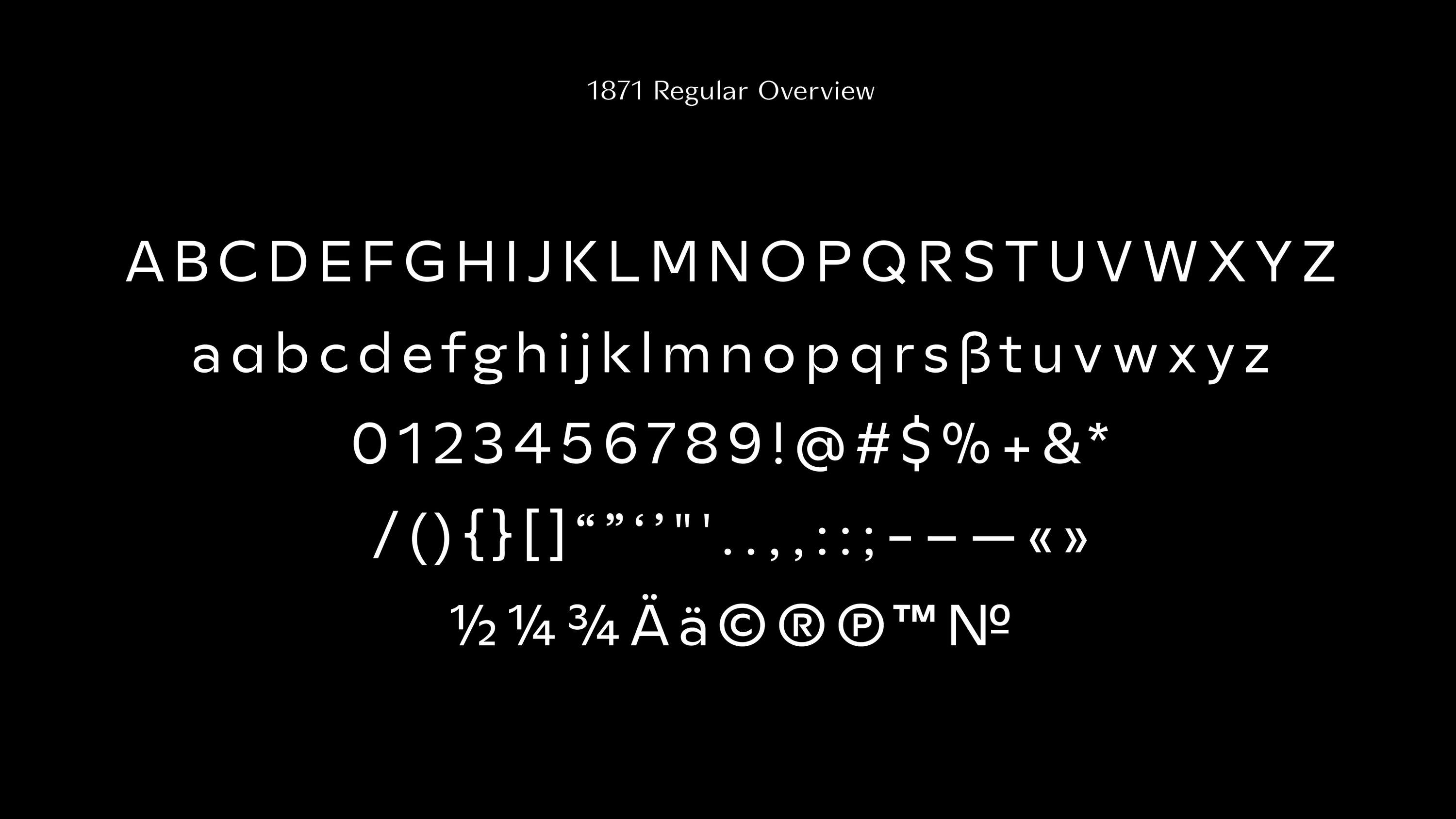 1871 Mane Fragrance's custom typeface by Adrien Midzic