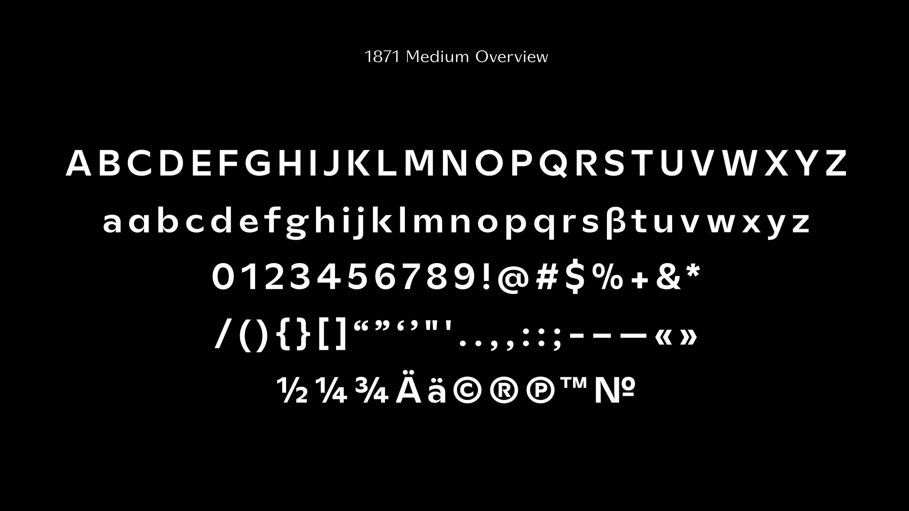 1871 Mane Fragrance's custom typeface by Adrien Midzic