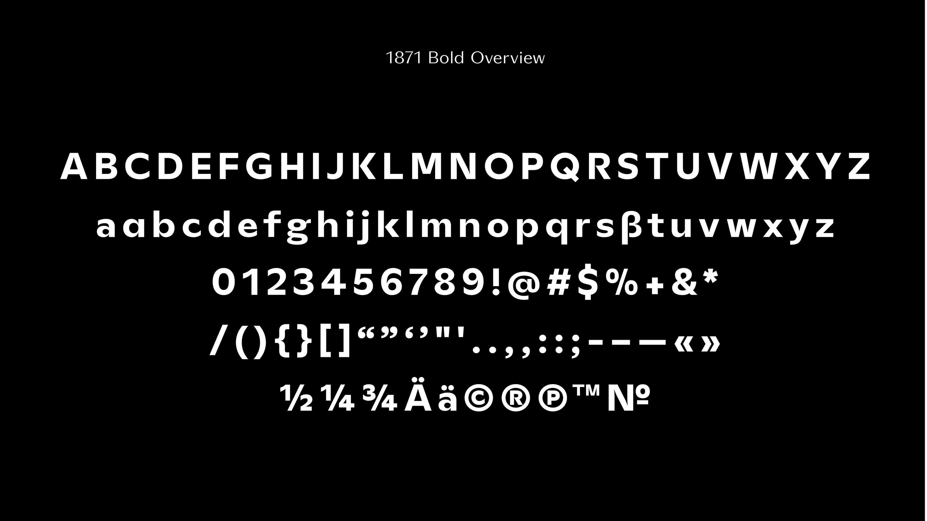 1871 Mane Fragrance's custom typeface by Adrien Midzic