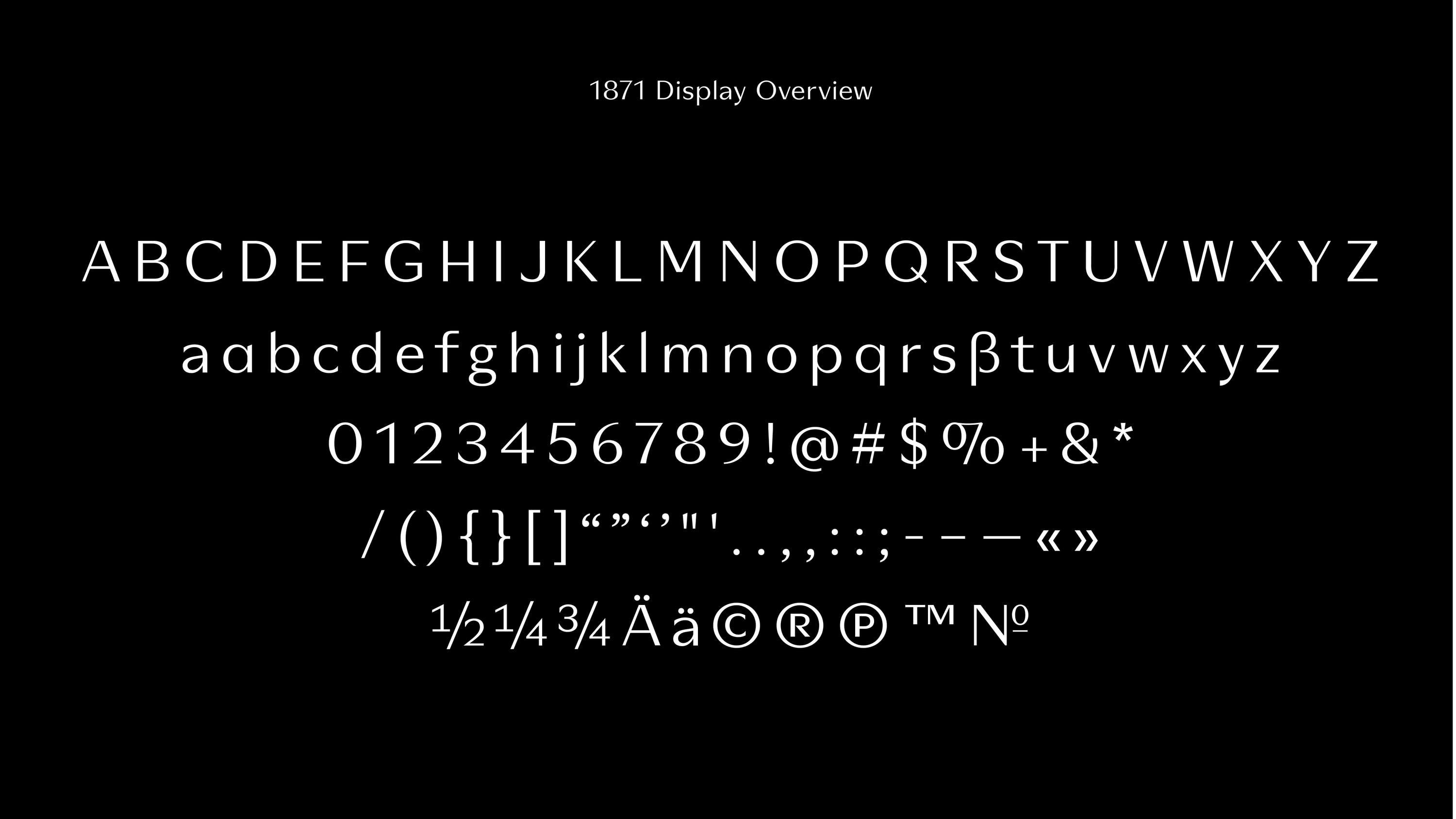 1871 Mane Fragrance's custom typeface by Adrien Midzic