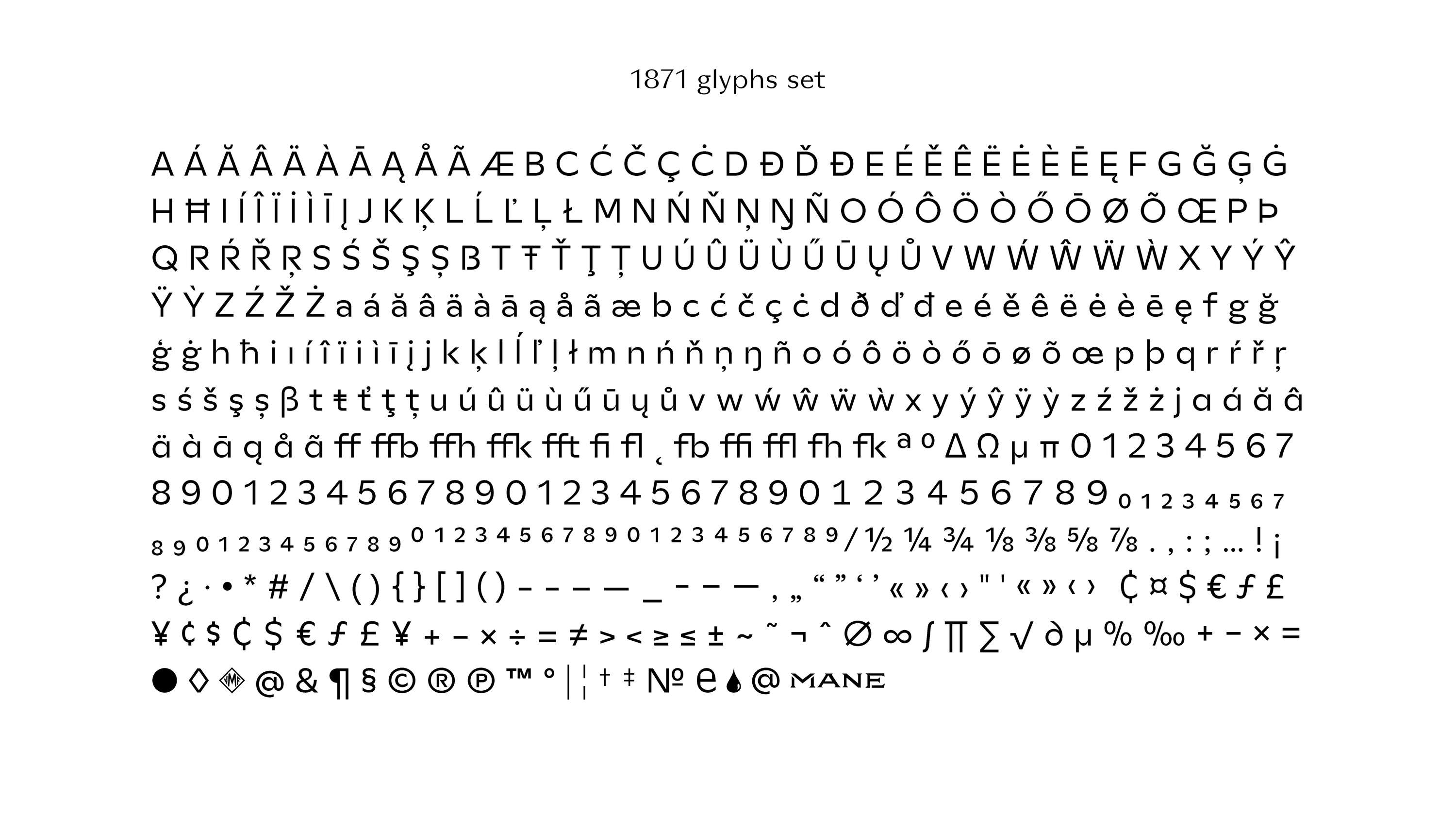1871 Mane Fragrance's custom typeface by Adrien Midzic