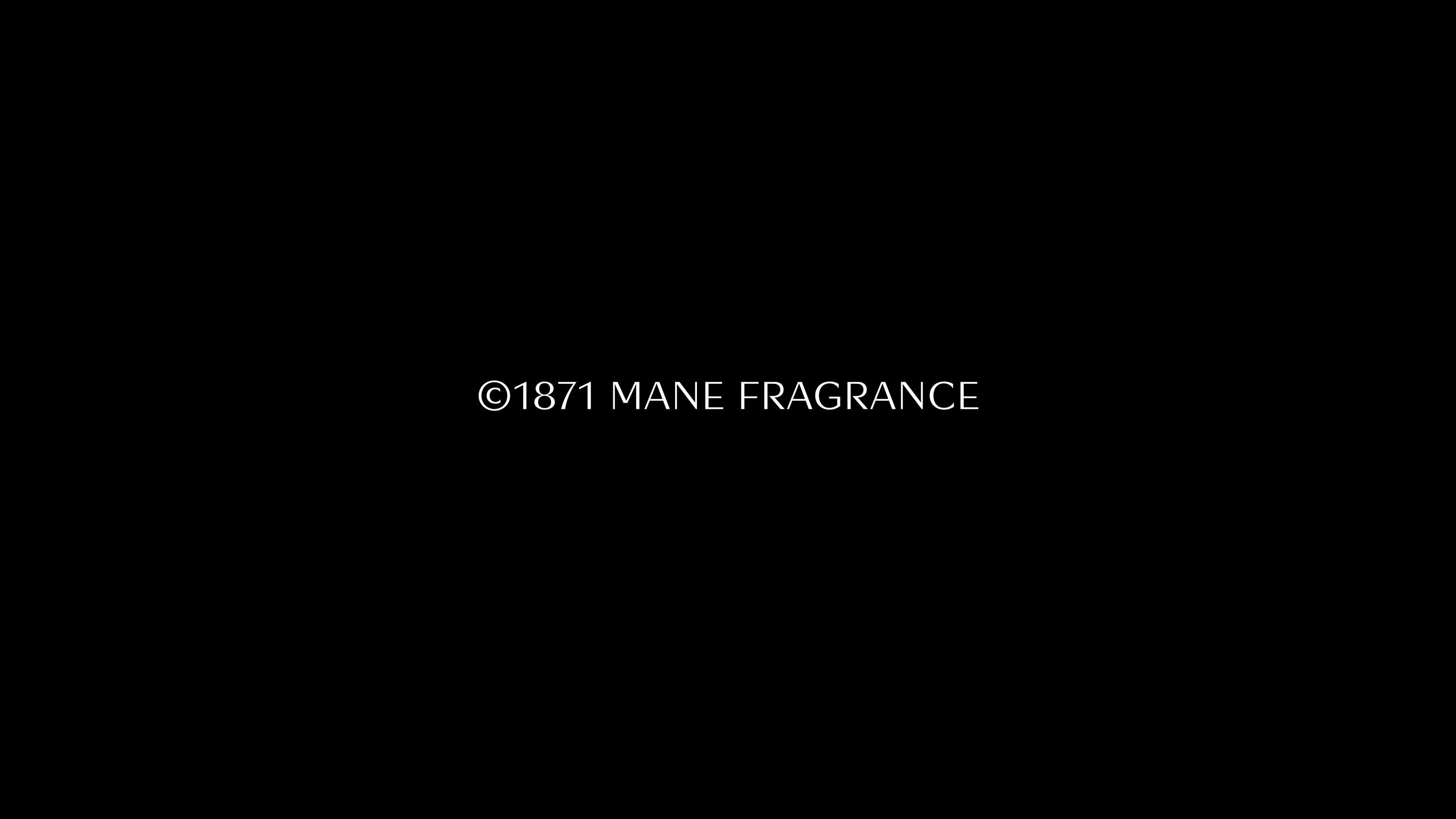1871 Mane Fragrance's custom typeface by Adrien Midzic