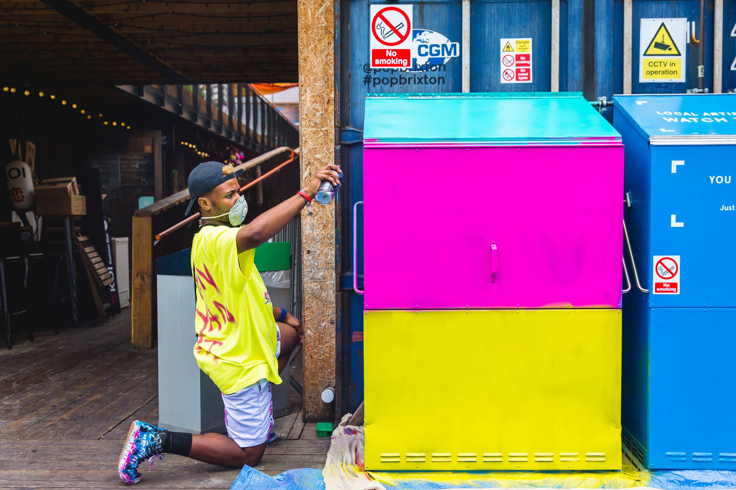 Community Art for Pop Brixton by Rhyan Rhyan