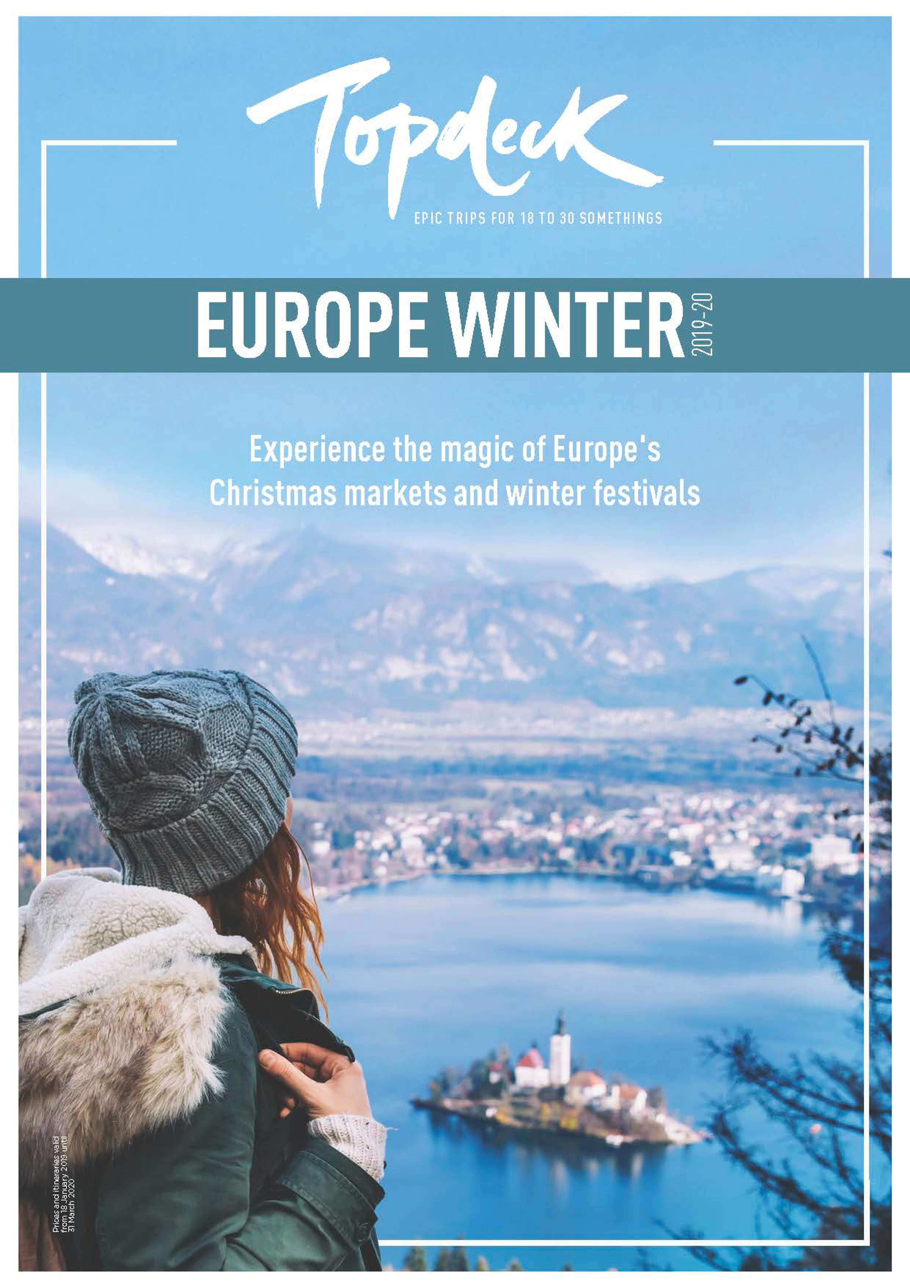 Topdeck Europe Winter Brochure by James Neale