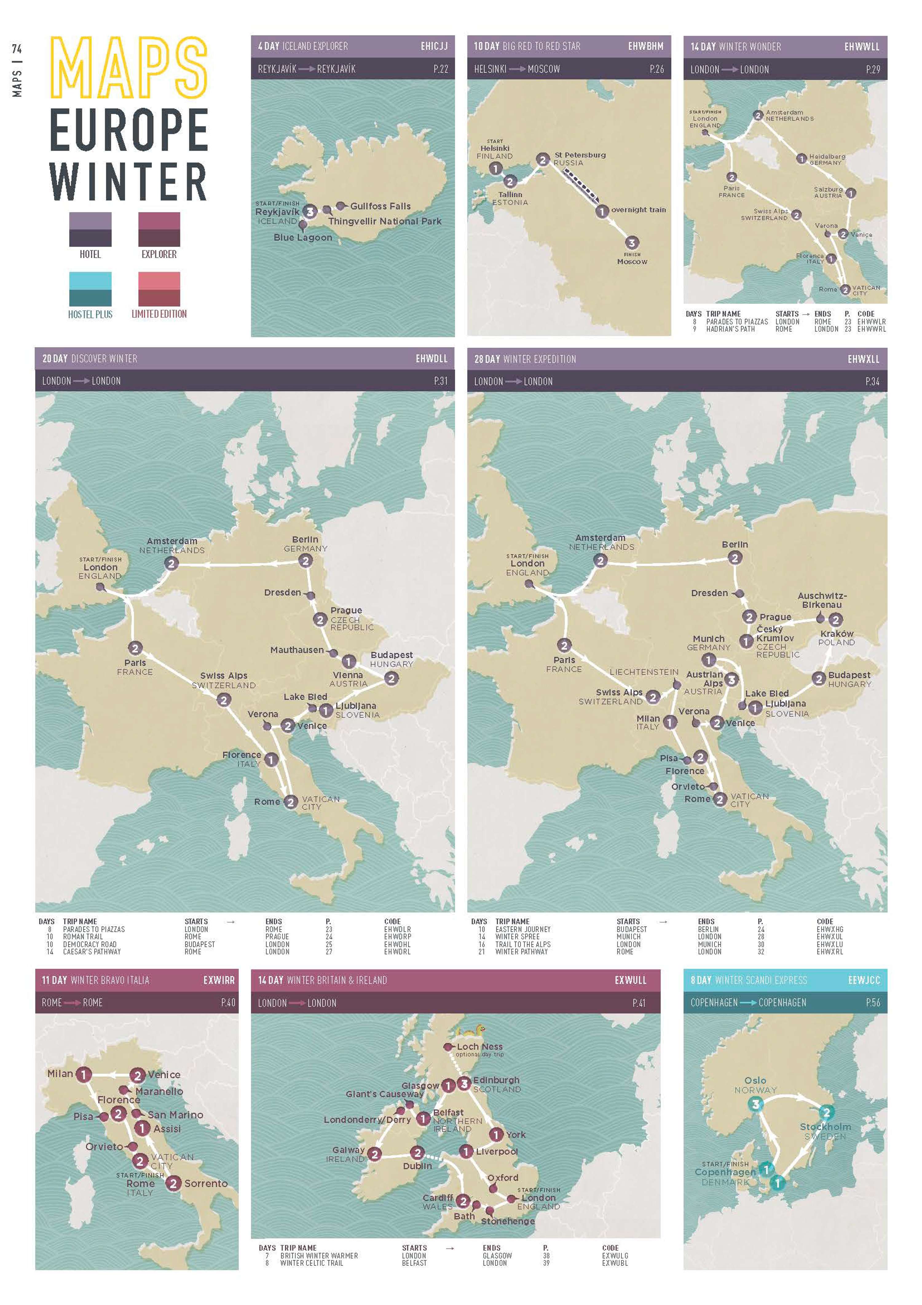 Topdeck Europe Winter Brochure by James Neale