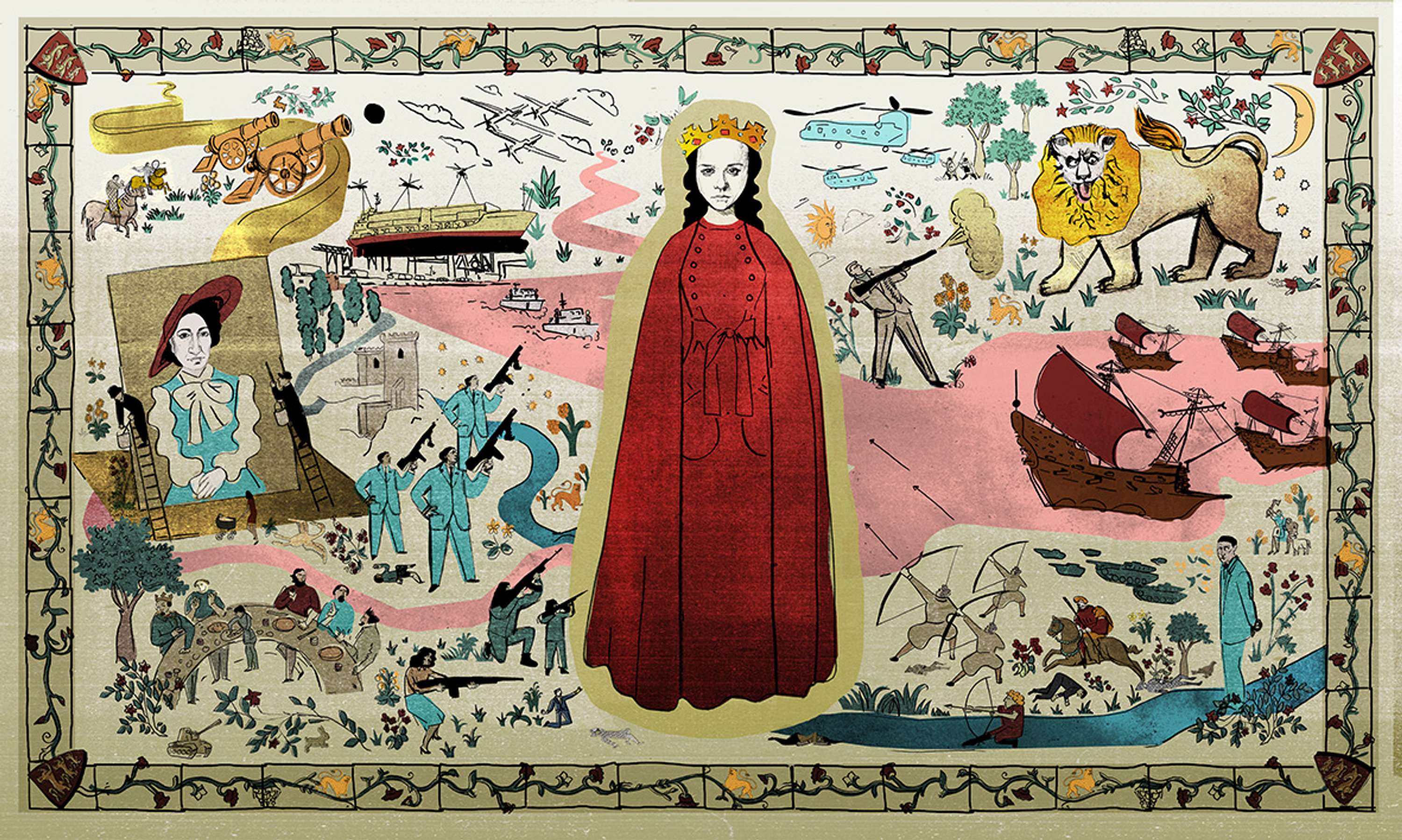 King John Tapestry by Ellie Foreman-Peck