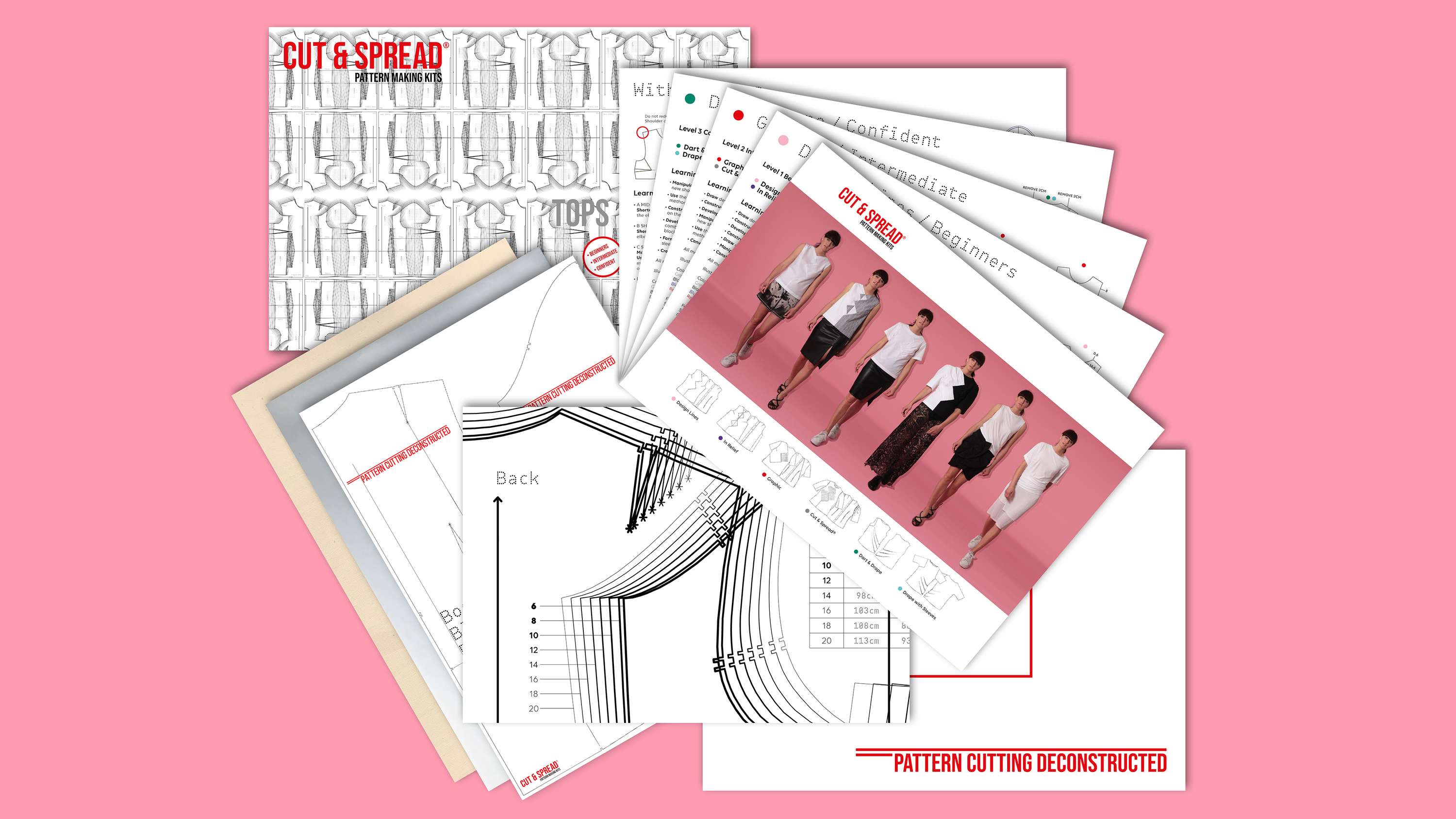 Cut & Spread® Pattern Making Kit by Pattern Cutting Deconstructed by Monisola Omotoso