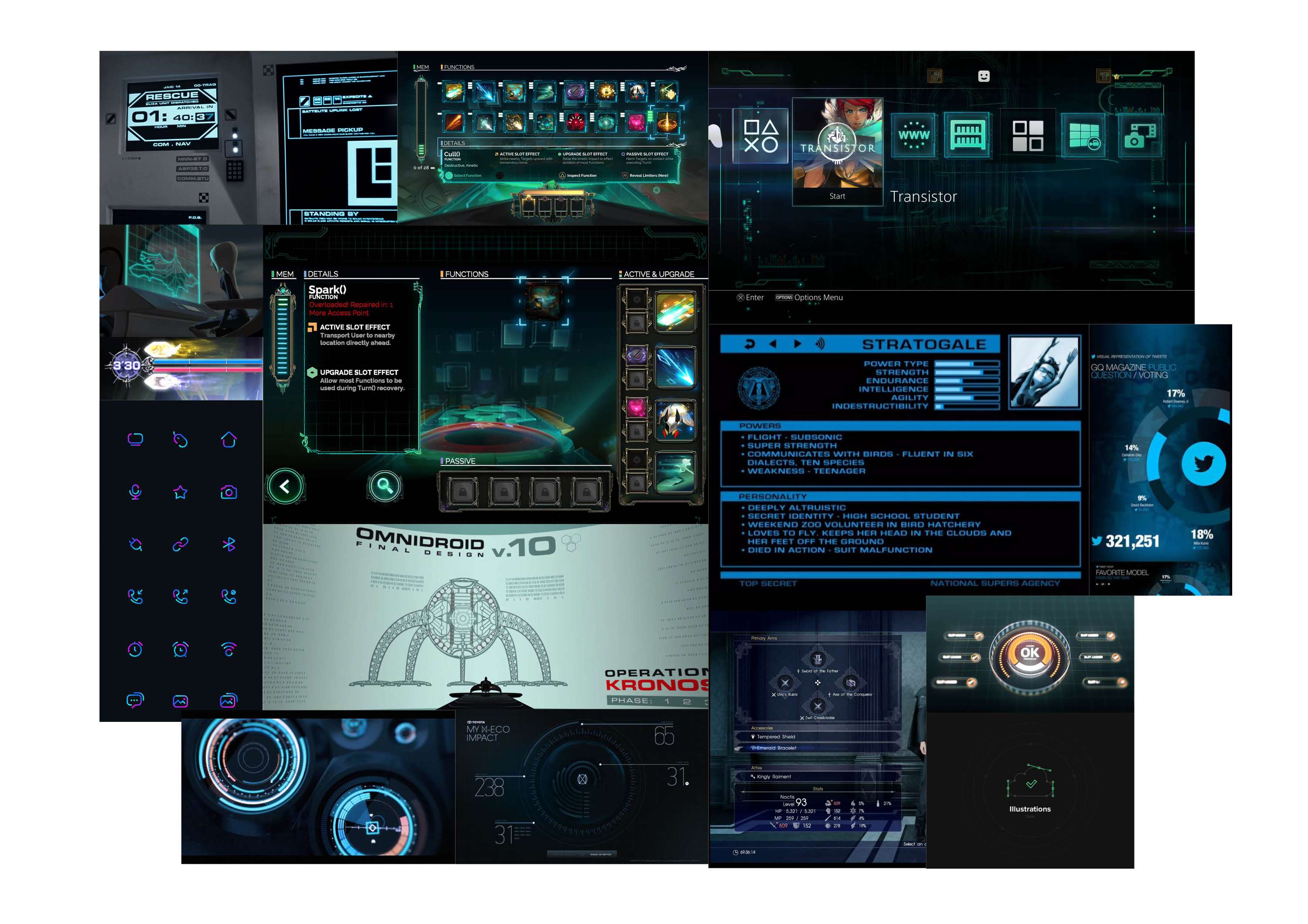 LEGO DC Super-Villains UI Design by Nene Parsotam
