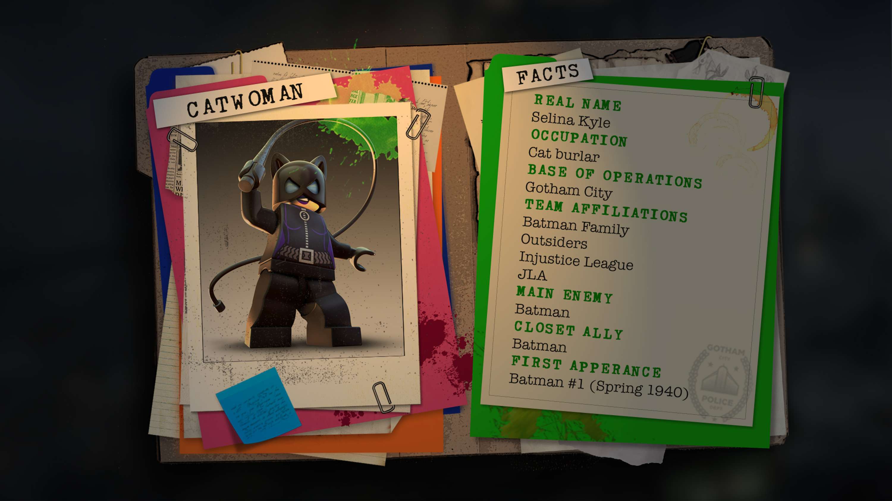 LEGO DC Super-Villains UI Design by Nene Parsotam