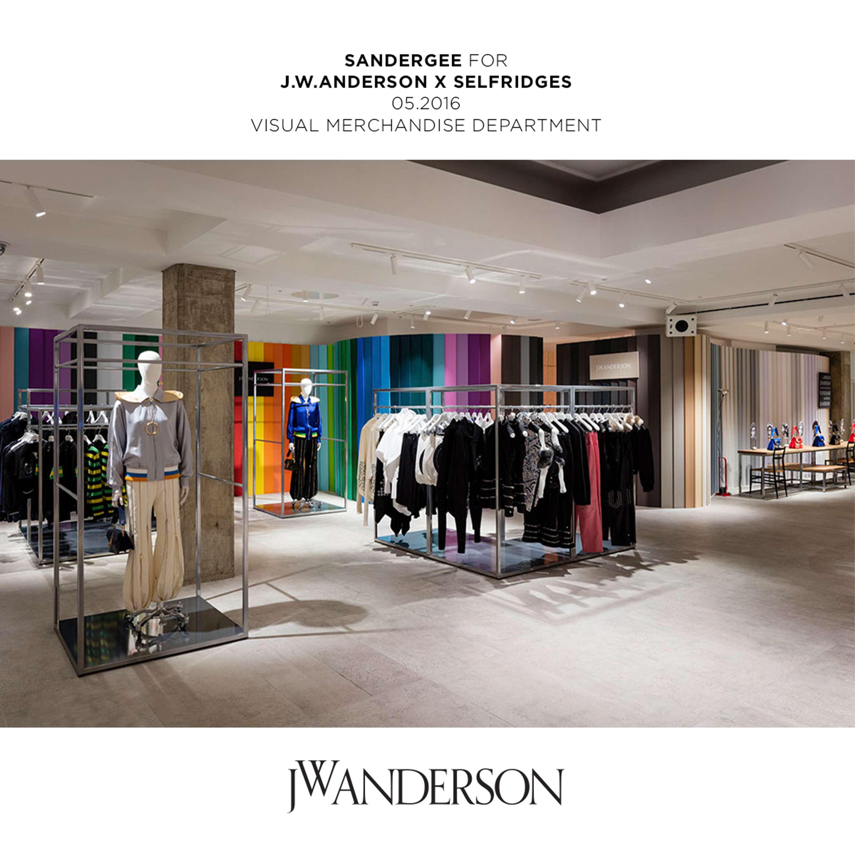 J.W.Anderson x Selfridges Installation by Sander Gee